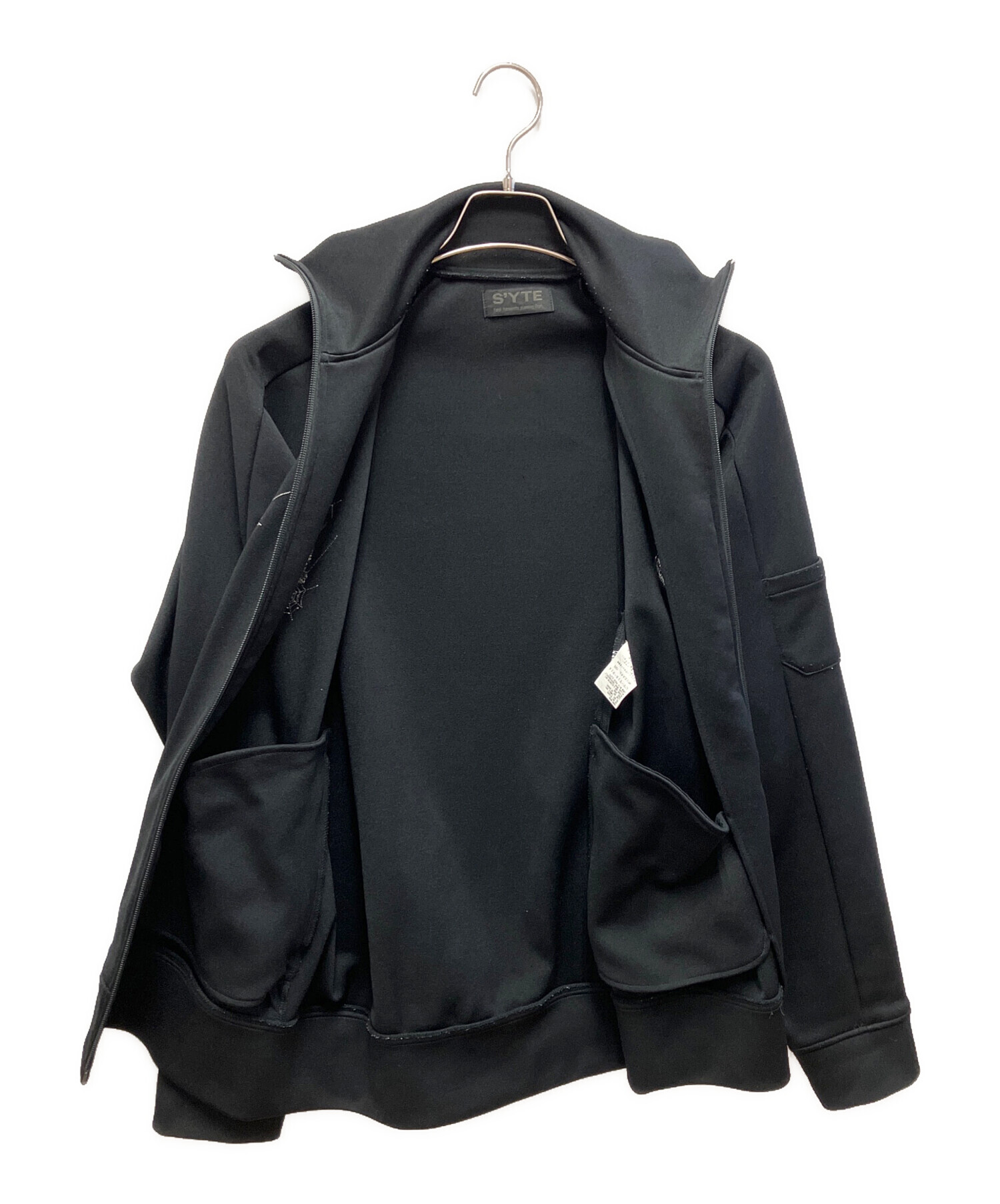 中古・古着通販】s'yte (サイト) トラックジャケット ブラック サイズ