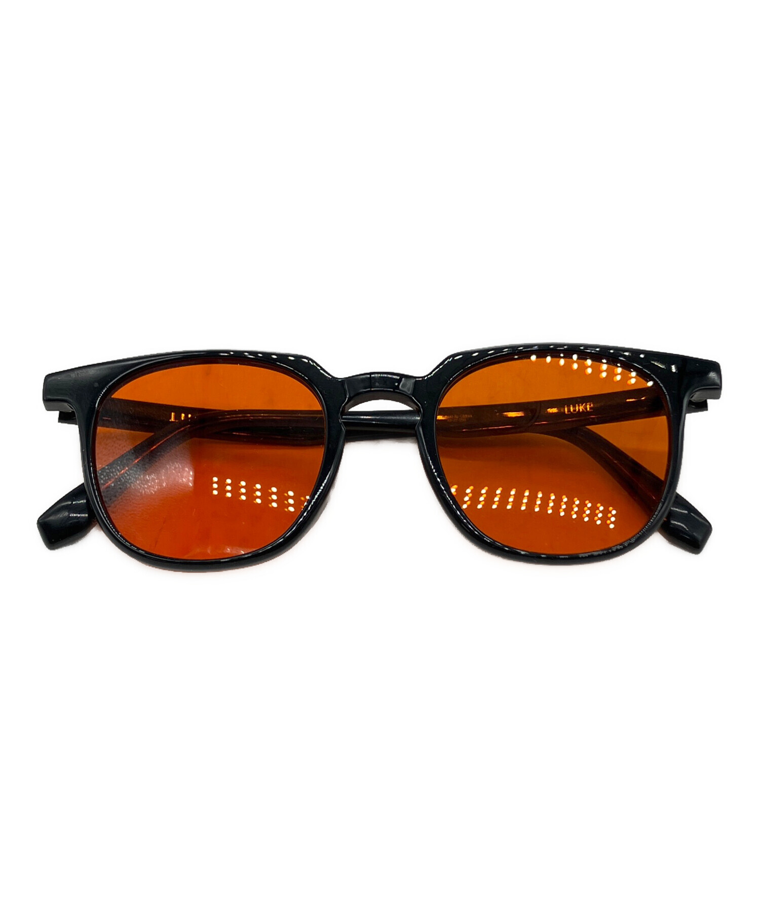 LUCIER ナイトサングラス 黒/オレンジ JACK BLACK NIGHT LENSES – LUCIER