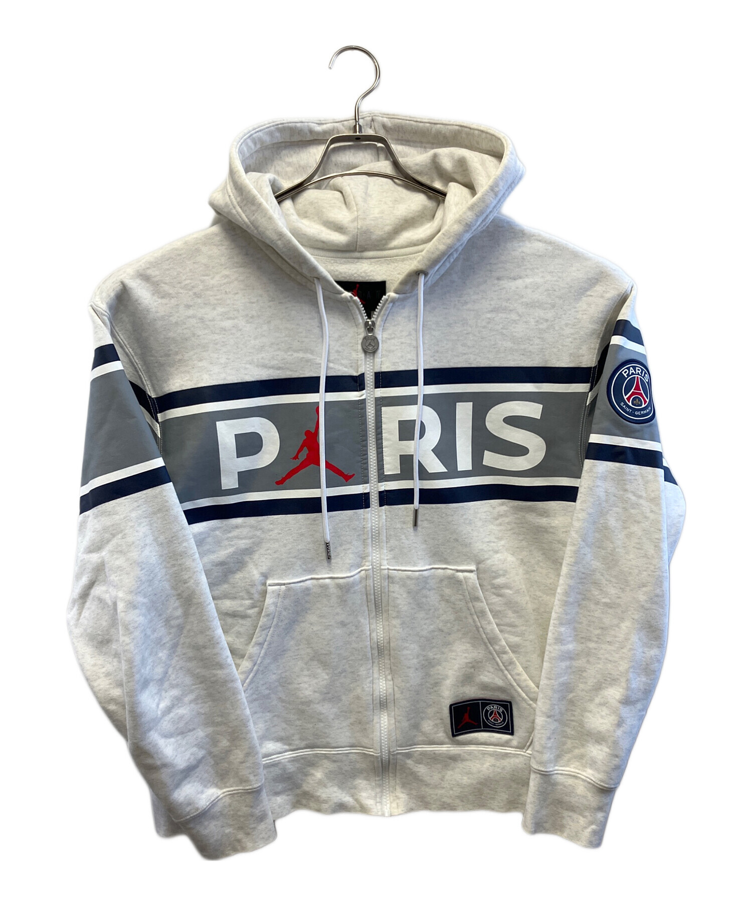 中古・古着通販】NIKE (ナイキ) ジップパーカー グレー サイズ:XL