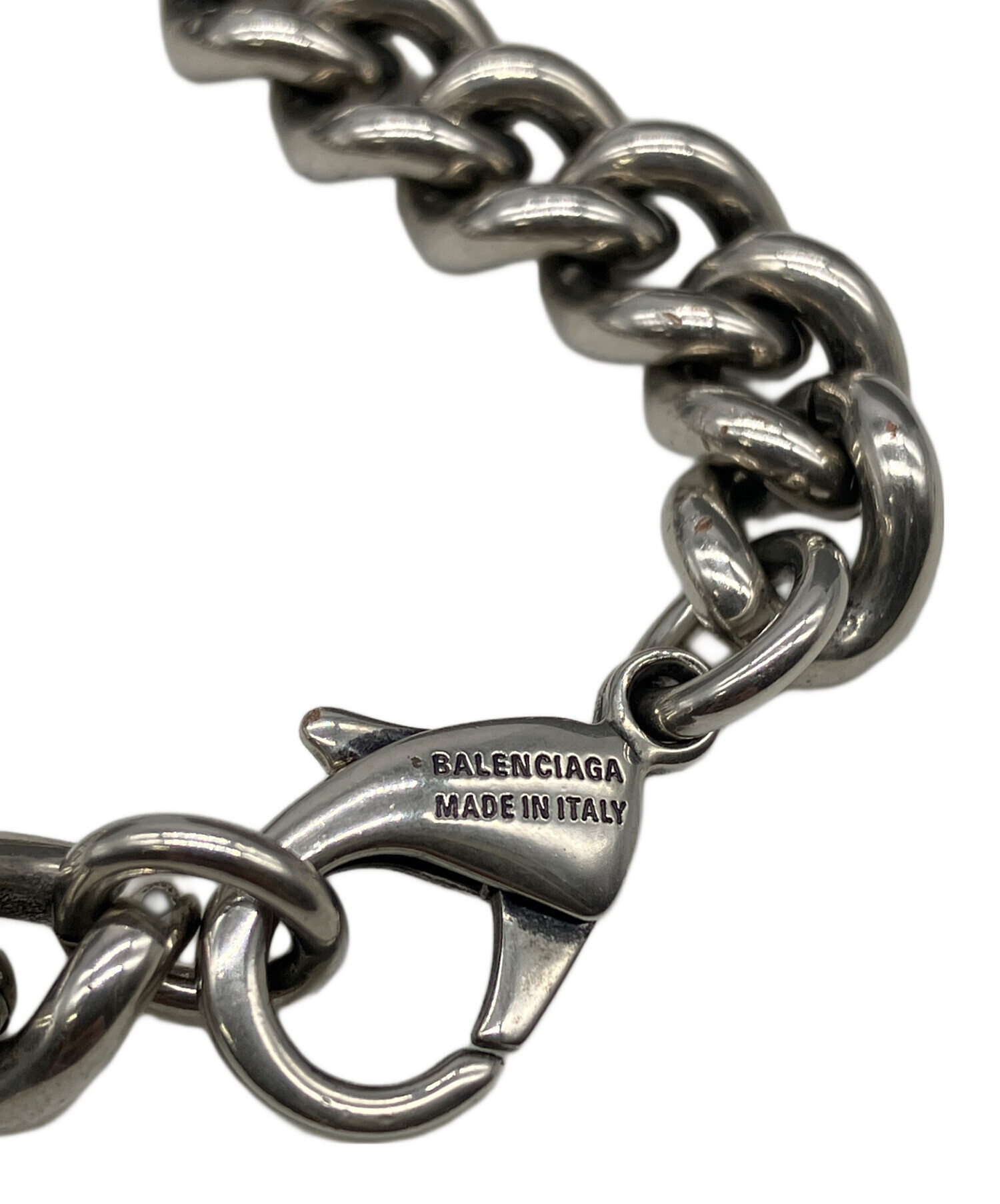 中古・古着通販】BALENCIAGA (バレンシアガ) チェーンブレスレット 