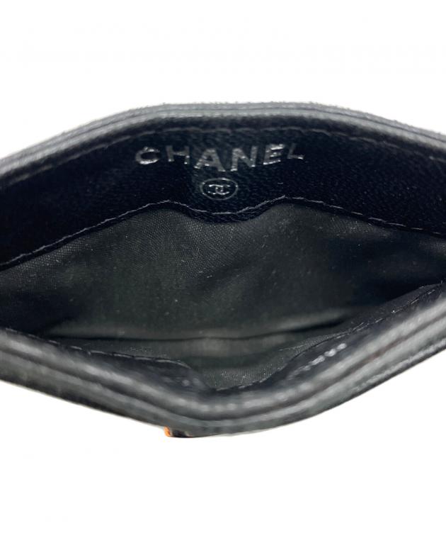 CHANELパス未使用 中古・古着通販】CHANEL (シャネル) パスケース ブラック｜ブランド