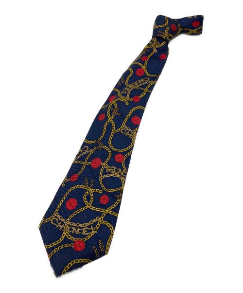 中古・古着通販】CHANEL (シャネル) ネクタイ ネイビー サイズ:不明