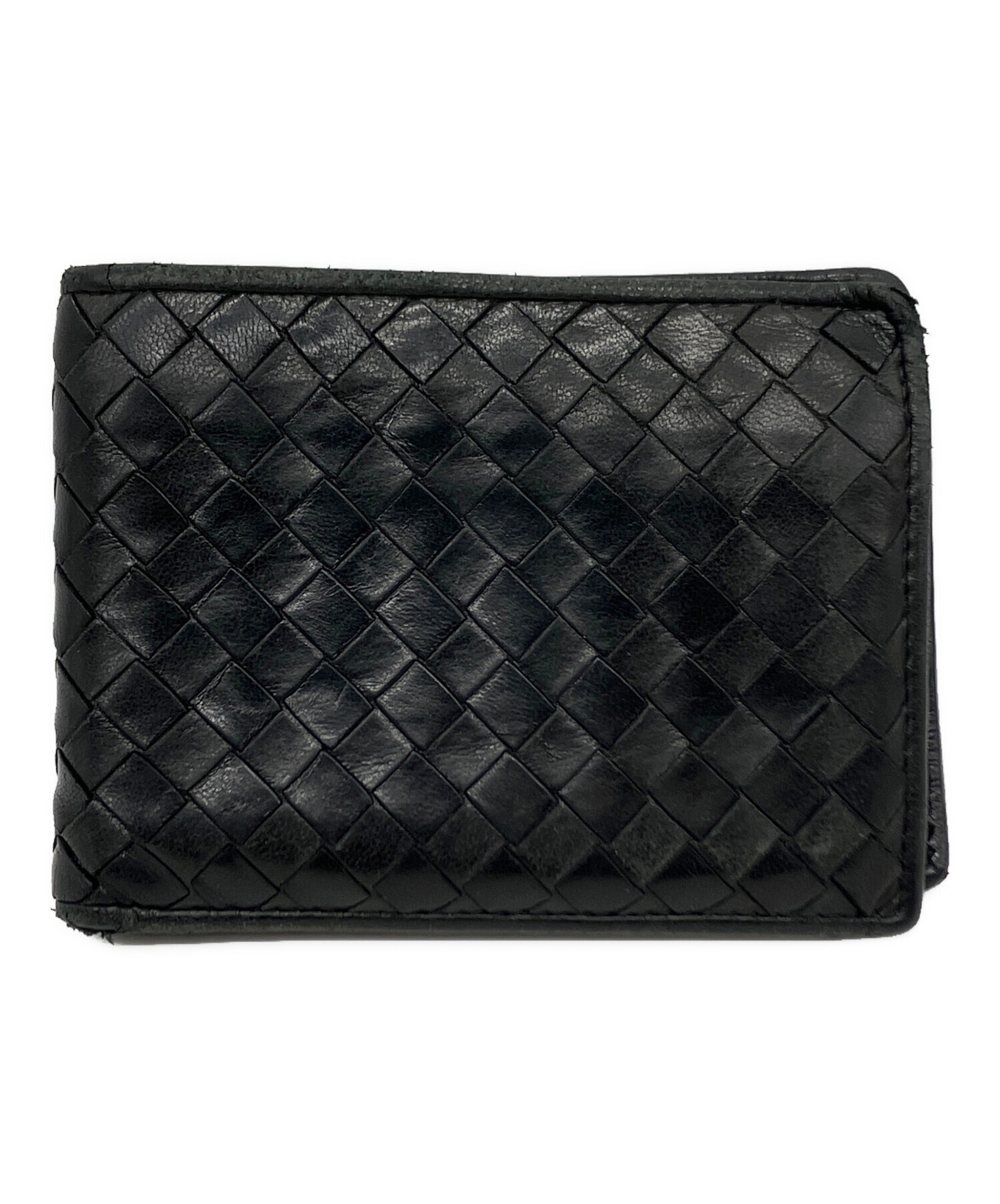 中古・古着通販】BOTTEGA VENETA (ボッテガベネタ) 2つ折り財布 