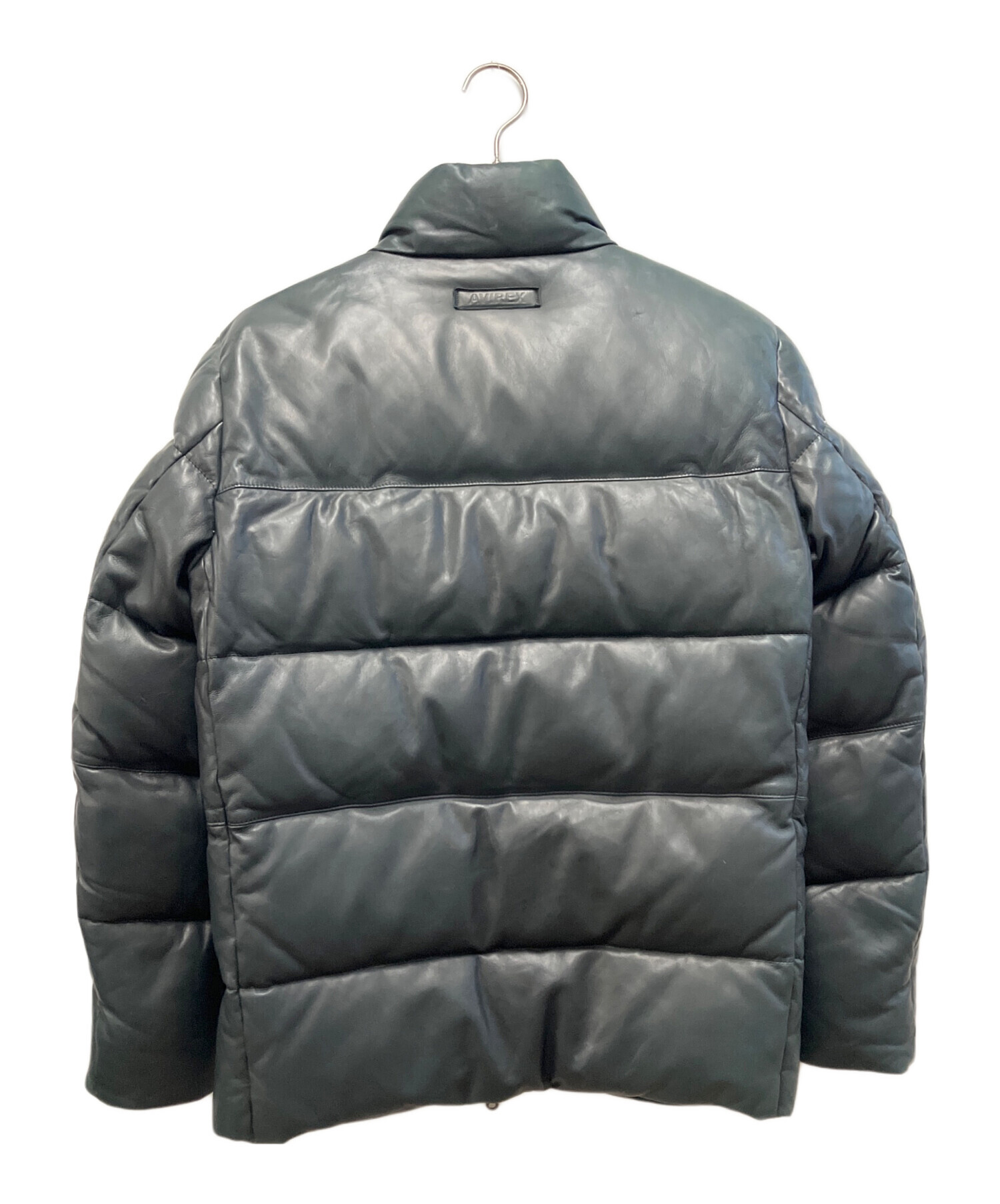 AVIREX　ラムレザーダウンジャケット M 中古・古着通販】AVIREX (アヴィレックス) ラムレザーダウンジャケット