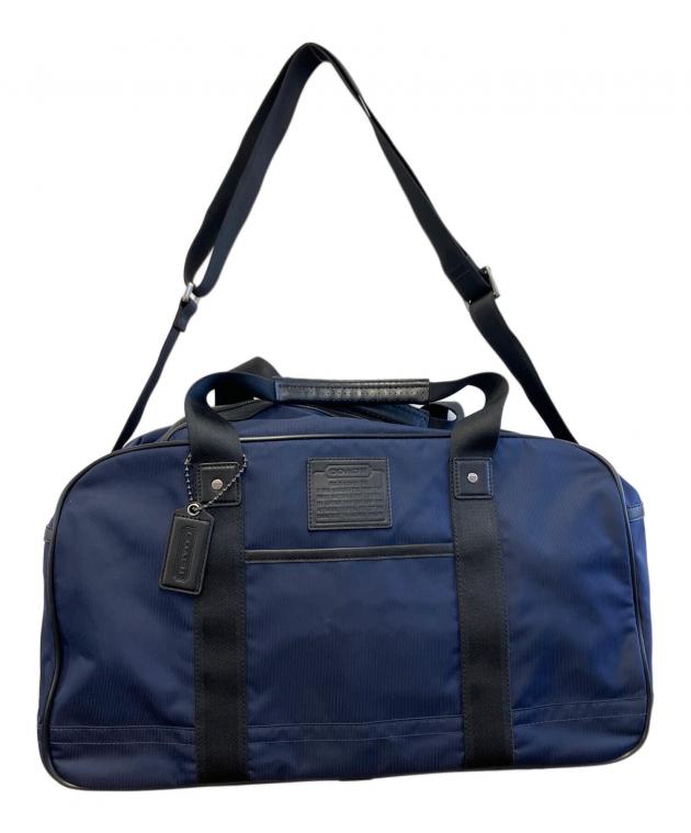 【未使用級】COACH ボストンバッグ ベンチュラー シグネチャー ネイビー 中古・古着通販】COACH (コーチ) ボストンバッグ ネイビー｜ブランド