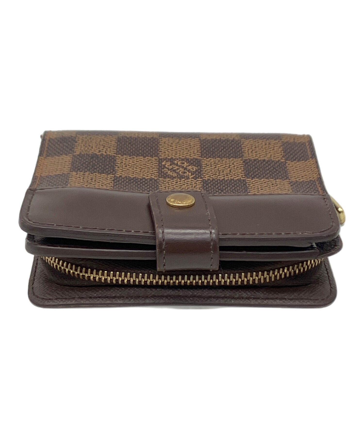 希少！新規未入荷！正規品保証付きルイヴィトン ダミエ コンパクトジップ ルイヴィトン コンパクトジップ ダミエ 二つ折り ミニ スモール - メルカリ