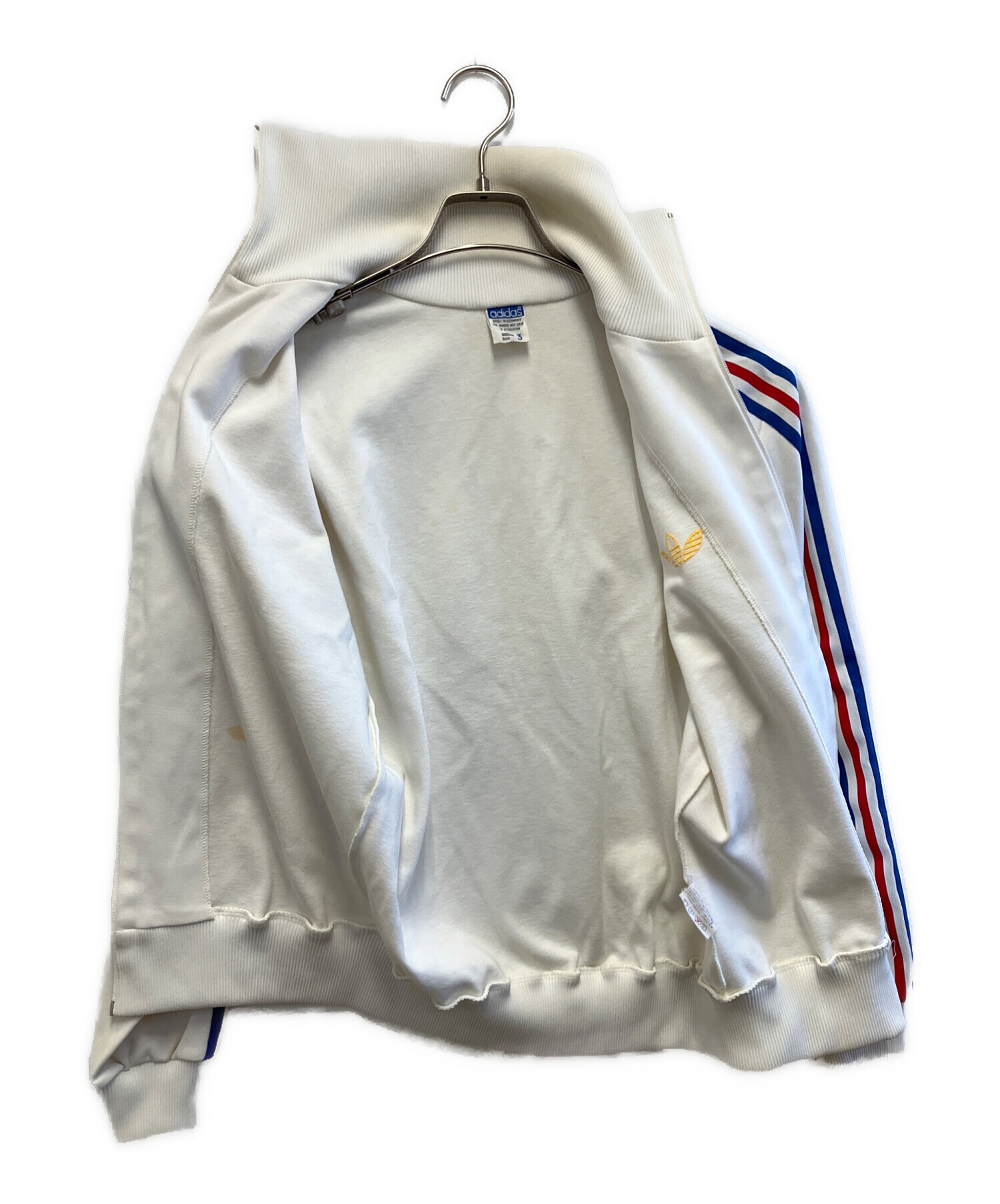 【2010年製】 ワイスリー アディダス トラックジャケット ホワイト Sサイズ 中古・古着通販】adidas (アディダス) トラックジャケット ホワイト