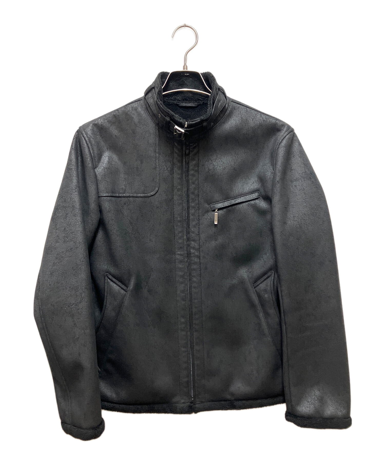 バーバリーブラックレーベル　ブルゾン　ダークグレー　サイズL 未使用品 中古・古着通販】BURBERRY BLACK LABEL (バーバリーブラックレーベル