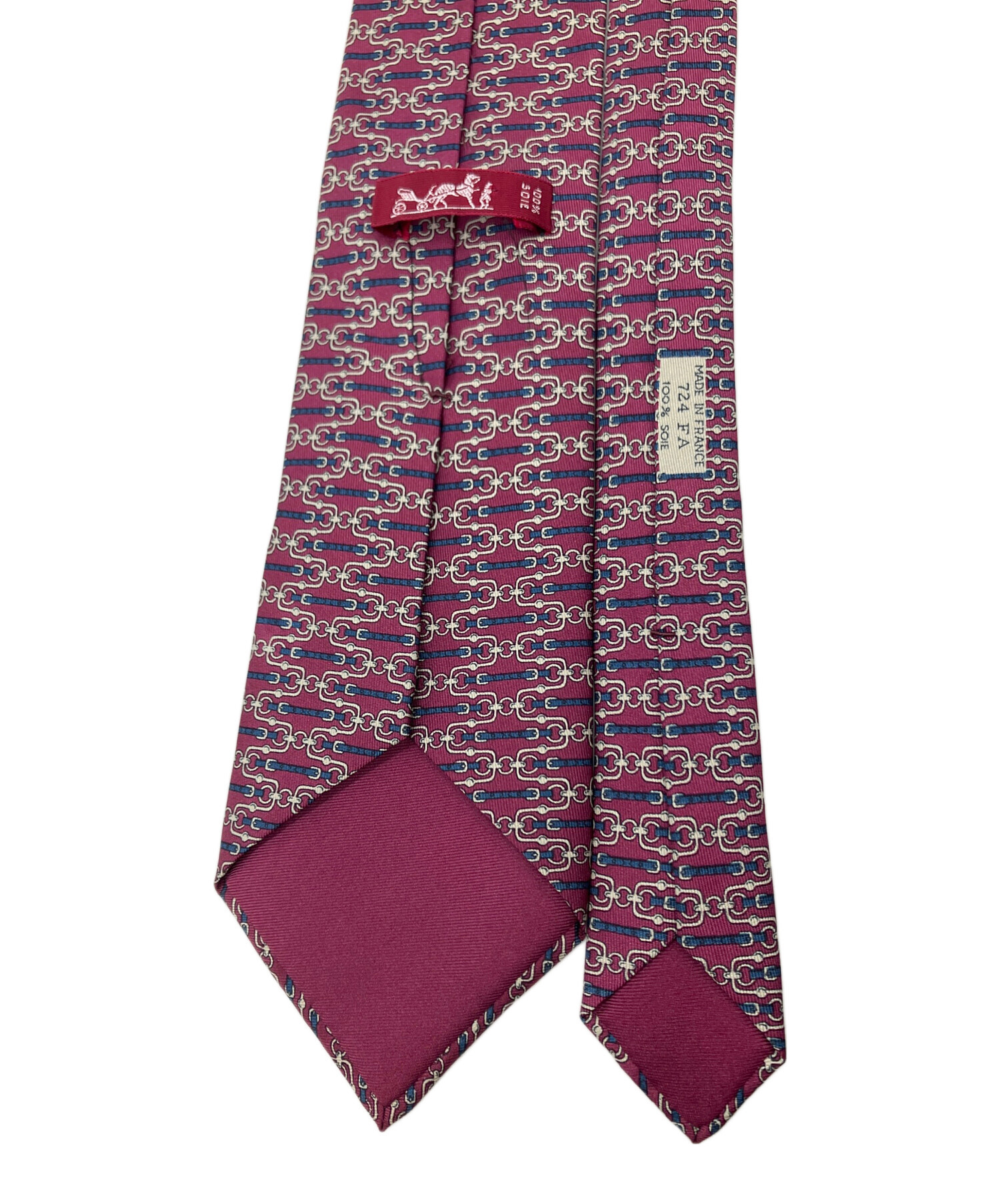 中古・古着通販】HERMES (エルメス) ネクタイ ボルドー サイズ:不明