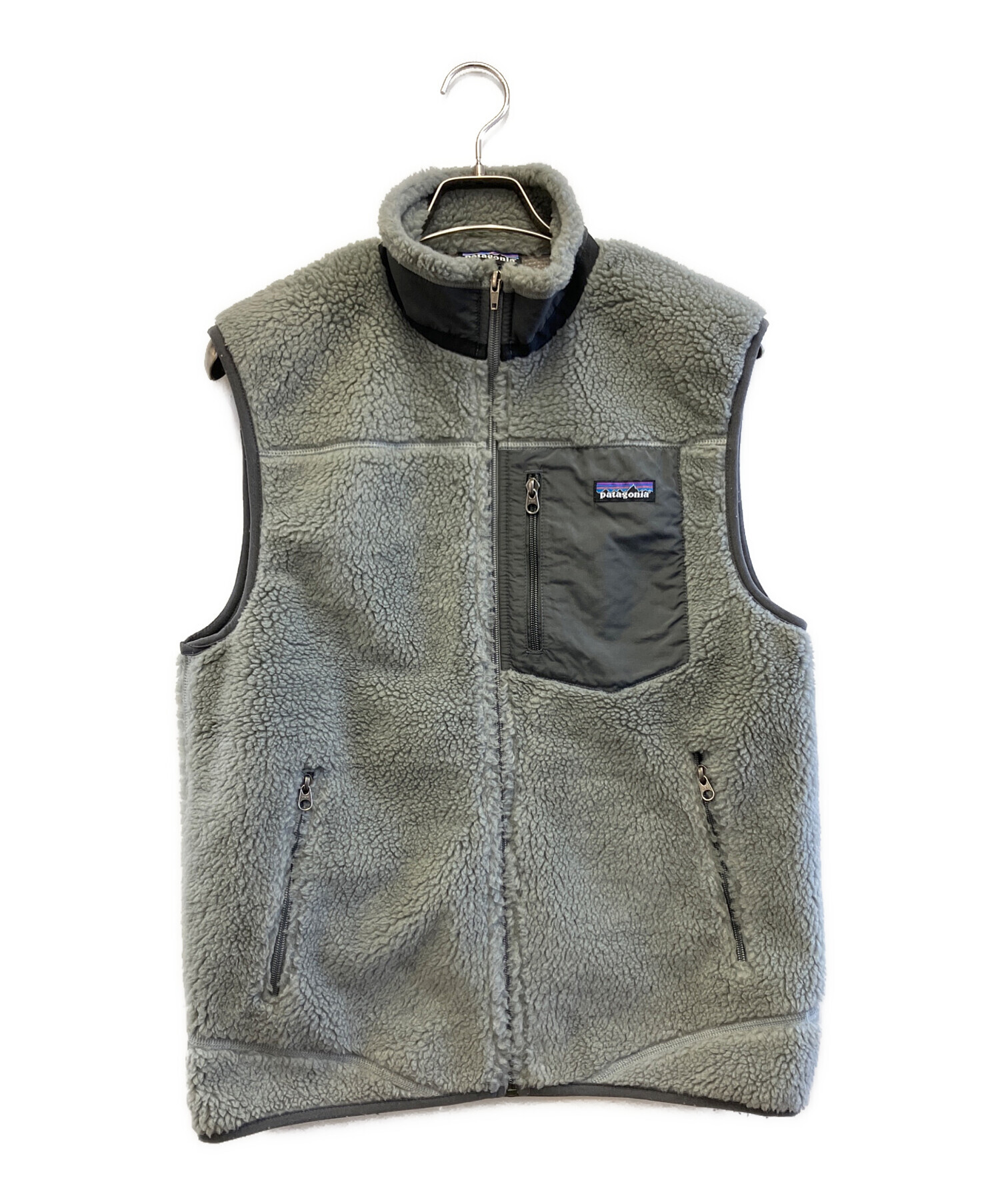 【00s、フリースベスト】オールドパタゴニア刺繍ロゴレトロXベスト古着アメカジ. 中古・古着通販】Patagonia (パタゴニア) レトロX フリースベスト