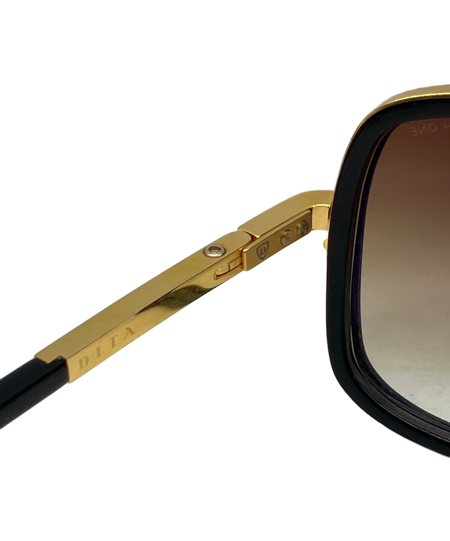中古・古着通販】DITA (ディータ) サングラス ブラック×ゴールド