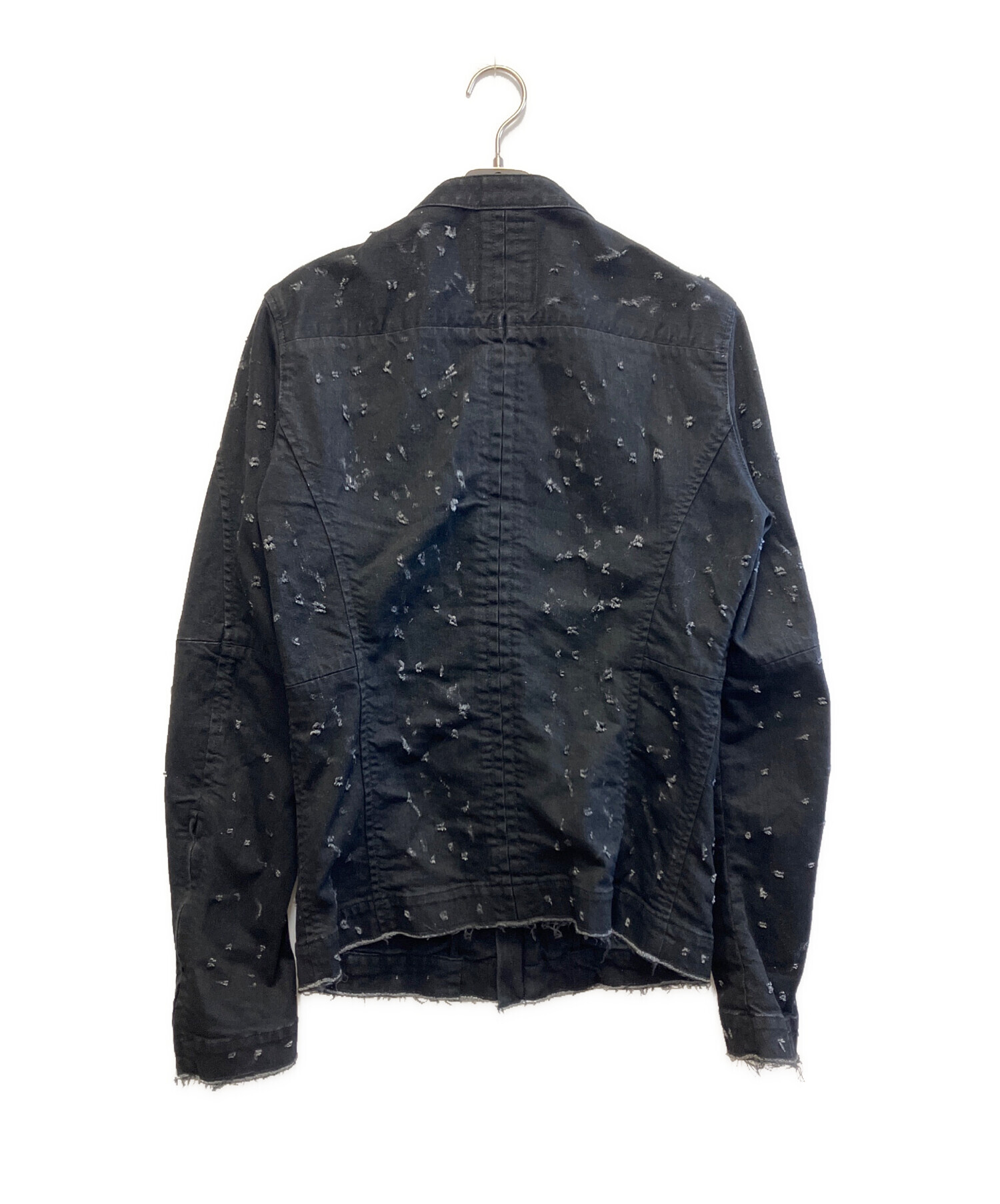 fagassent ファガッセン スコーピオン ダメージデニムジャケット 中古・古着通販】fagassent (ファガッセン) フルクラッシュ ストレッチ