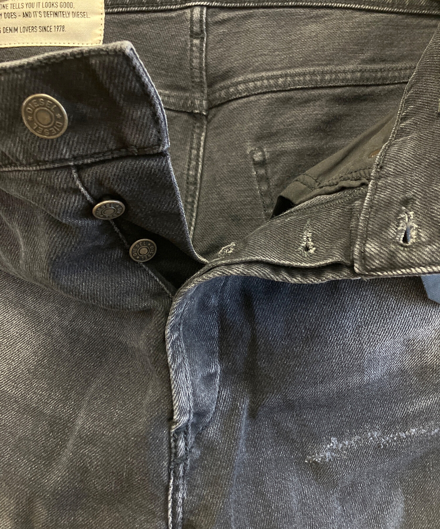 Diesel ズボンポケット デニム タグ DIESEL - DIESEL RR55 イタリア製 