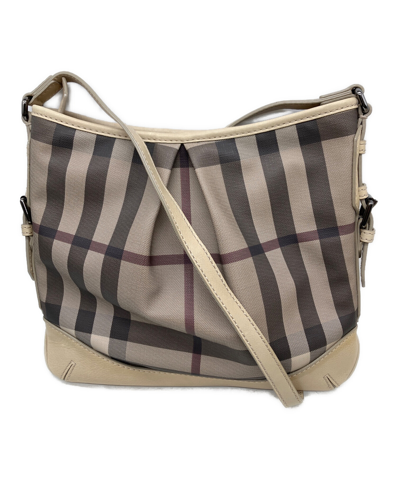 中古・古着通販】BURBERRY (バーバリー) ショルダーバッグ ベージュ 