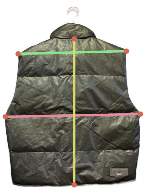 中古・古着通販】DESCENTE (デサント) ダウンベスト グレー サイズ:L