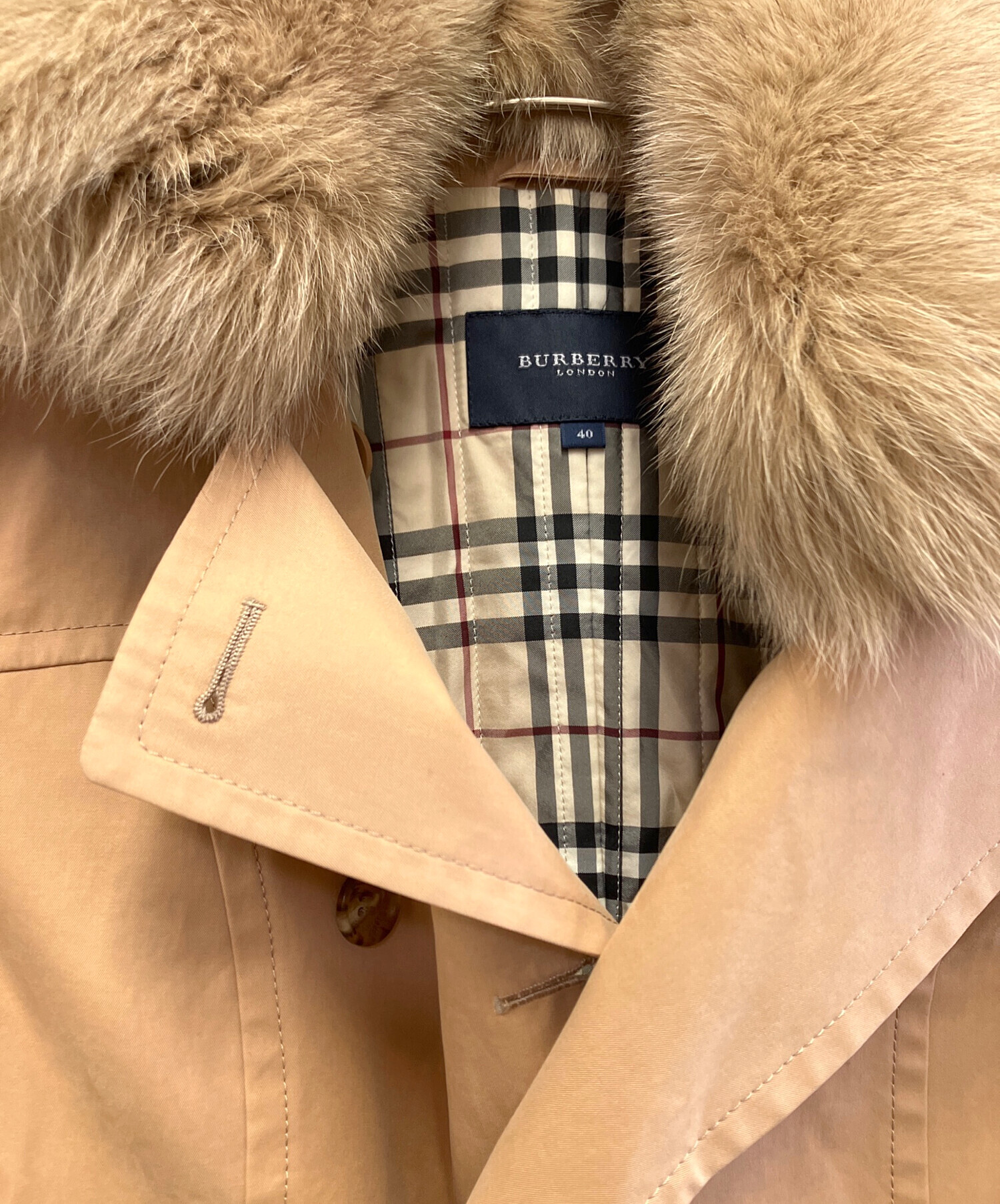 中古・古着通販】BURBERRY (バーバリー) ショートトレンチコート