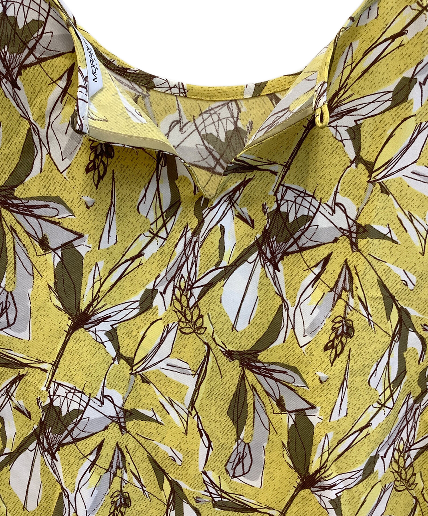 中古・古着通販】MORABITO (モラビト) 長袖ブラウス イエロー サイズ 