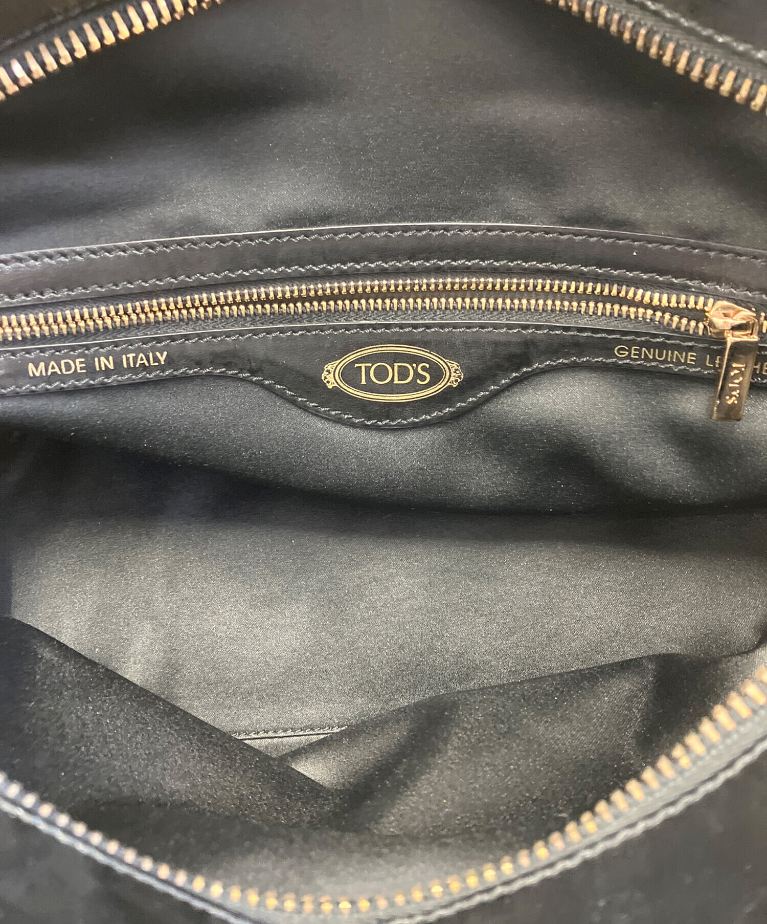 中古・古着通販】TOD'S (トッズ) 2WAYショルダーバッグ ブラック