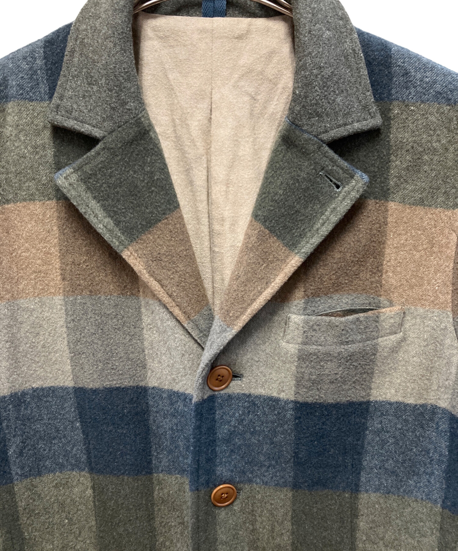 中古・古着通販】ts(s) (ティーエスエス) チェスターコート ブラウン