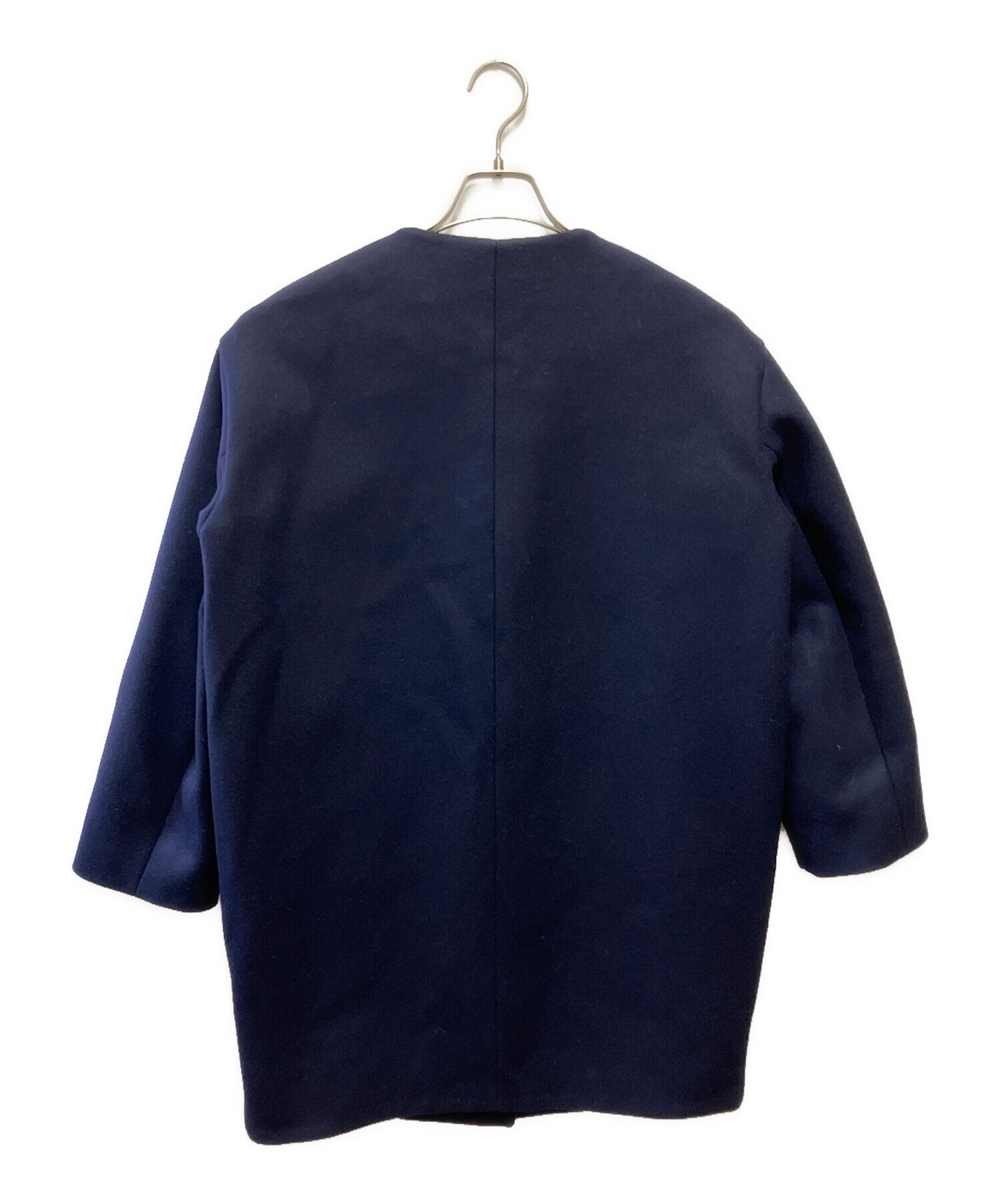 セオリーリュクス　ピーコート　ゆったり　ネイビー未使用 中古・古着通販】theory luxe (セオリーリュクス) ノーカラーコート