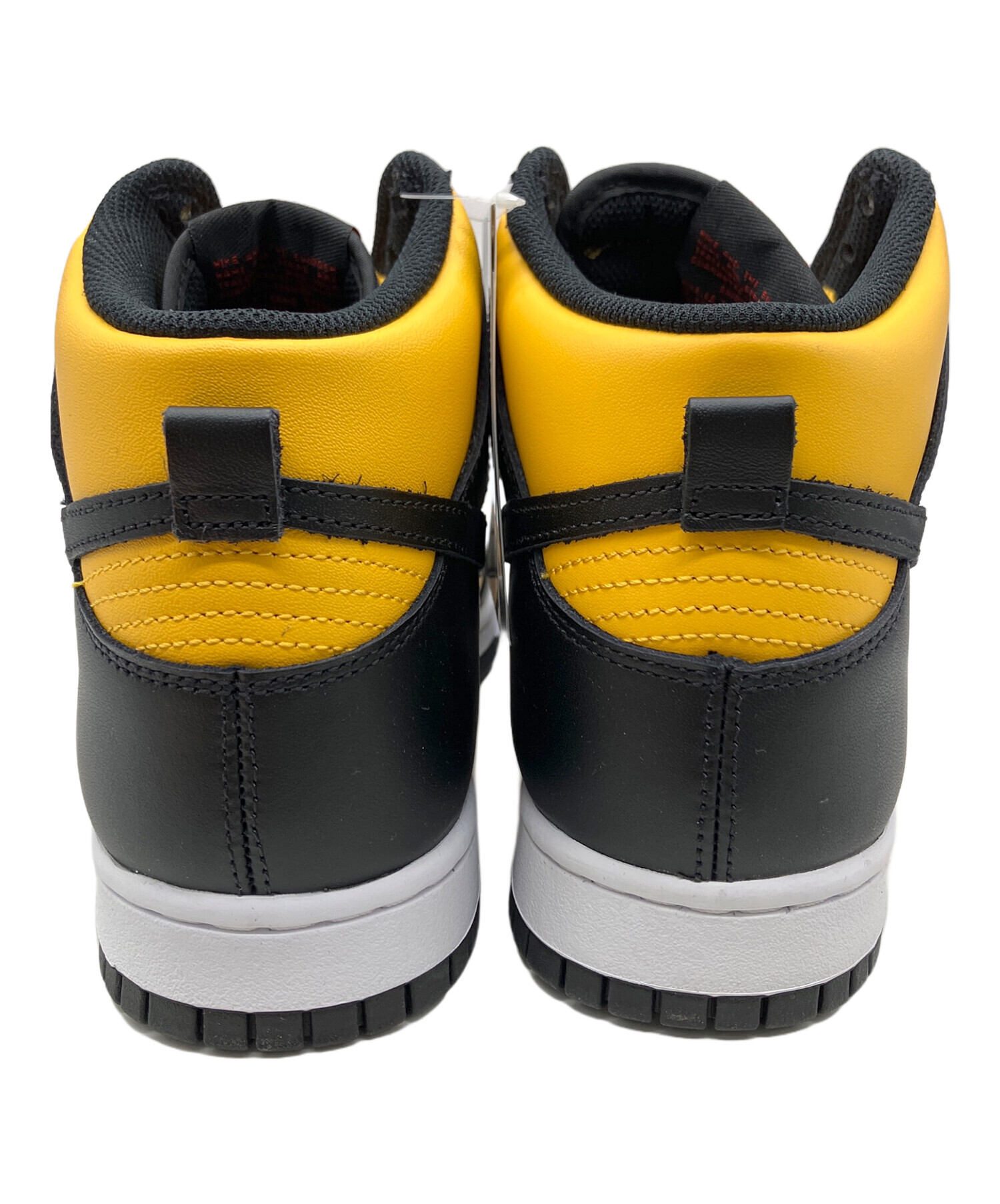 ナイキ ハイカット バスケットシューズ イエロー/ブラック 中古・古着通販】NIKE (ナイキ) ハイカットスニーカー イエロー