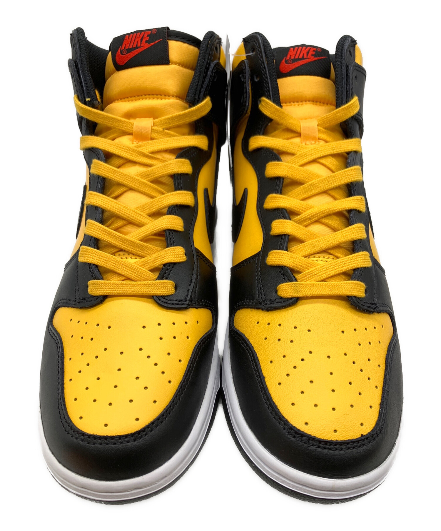 ナイキ ハイカット シューズ 黒/黄 中古・古着通販】NIKE (ナイキ) ハイカットスニーカー イエロー