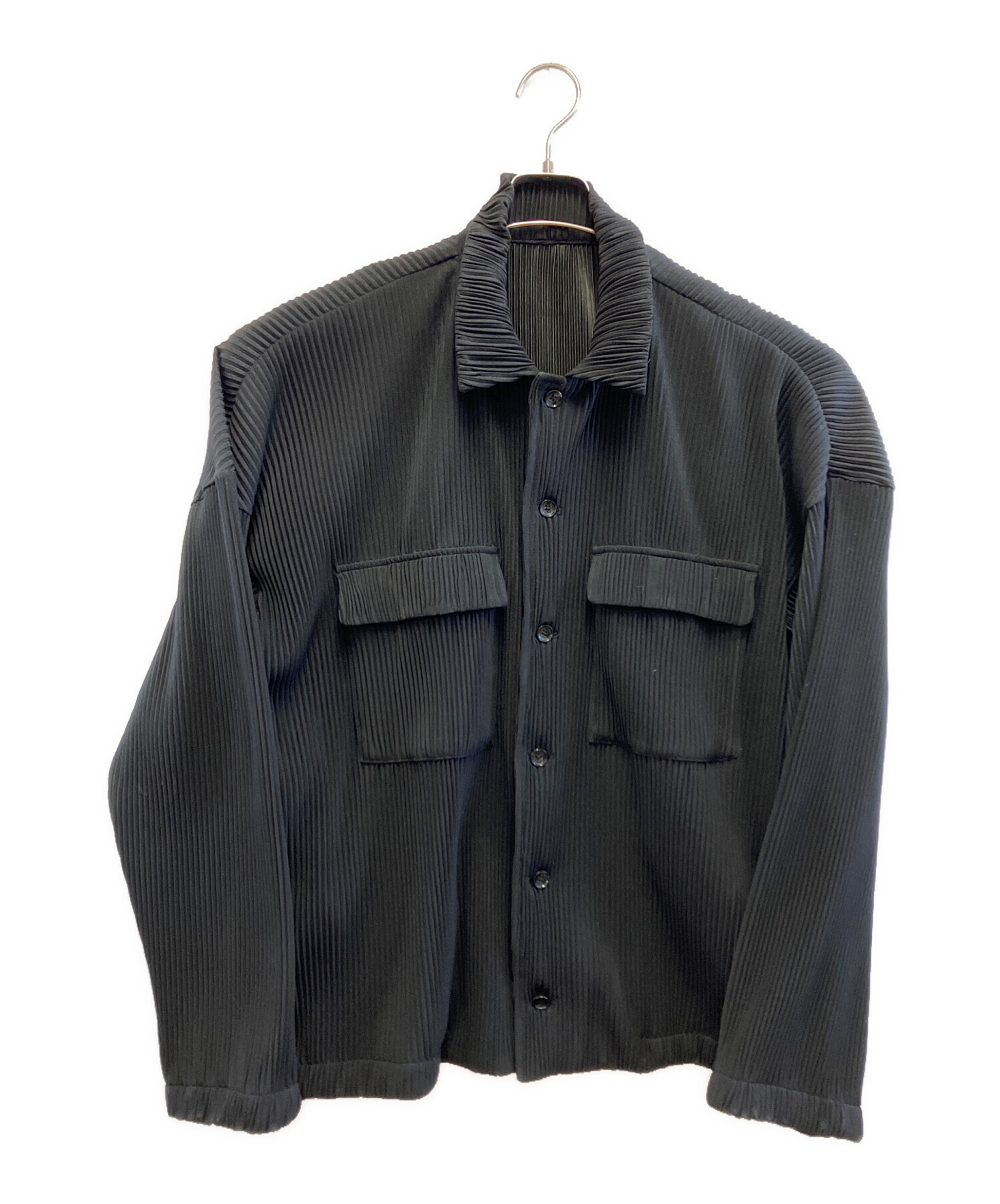 【美品】　Toironier トワロニエ　プリーツドレープシャツジャケット 中古・古着通販】Toironier (トワロニエ) プリーツドレープシャツ