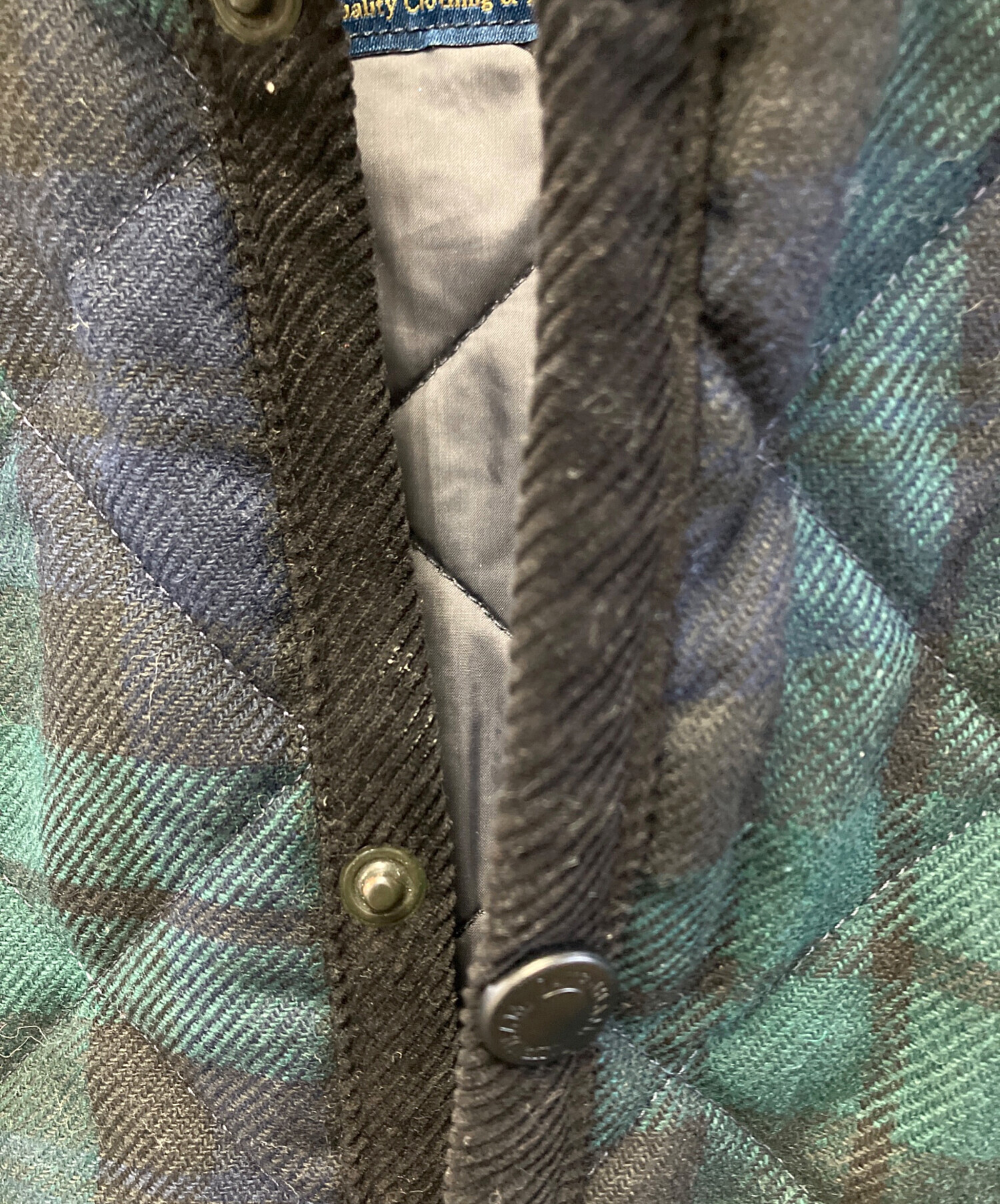 中古・古着通販】LAVENHAM (ラベンハム) キルティングベスト ネイビー