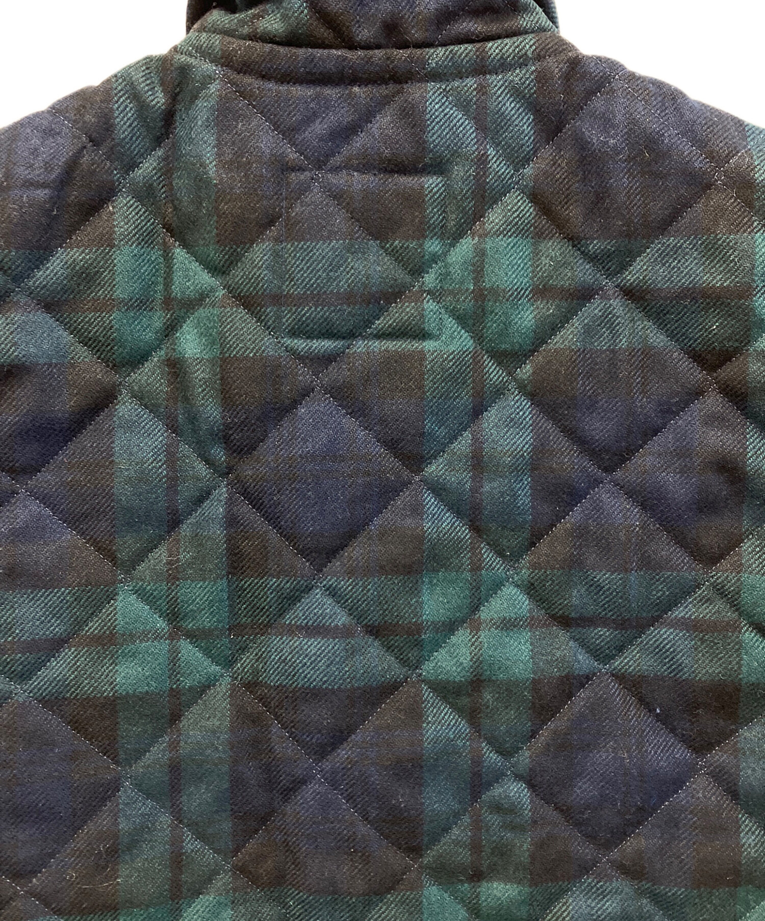 LAVENHAM オリーブグリーン キルティングベスト　メンズ　サイズ38 LAVENHAM オリーブグリーン キルティングベスト メンズ サイズ38