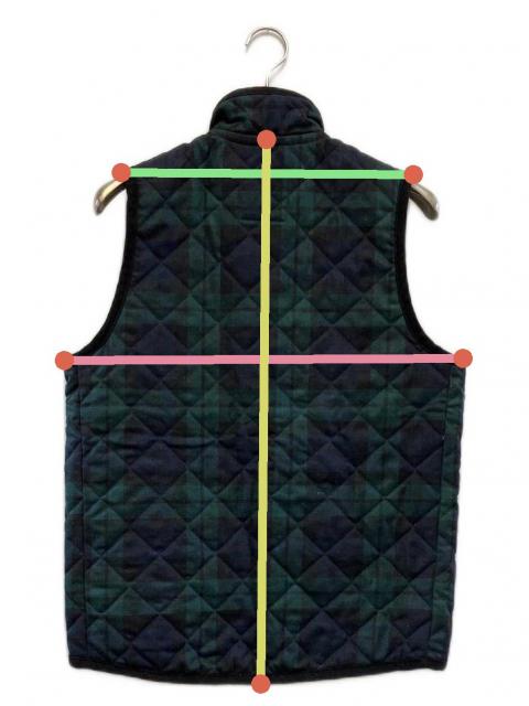 中古・古着通販】LAVENHAM (ラベンハム) キルティングベスト ネイビー