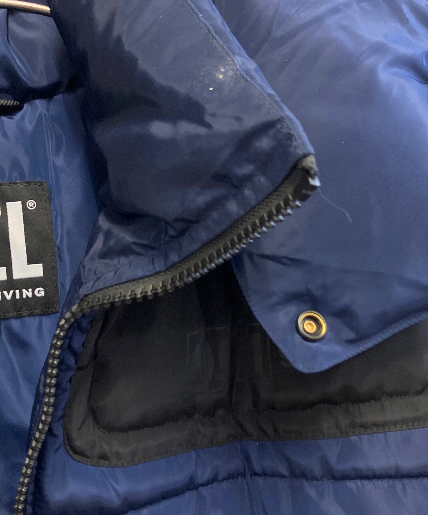 中古・古着通販】DIESEL (ディーゼル) 中綿ジャケット ネイビー サイズ