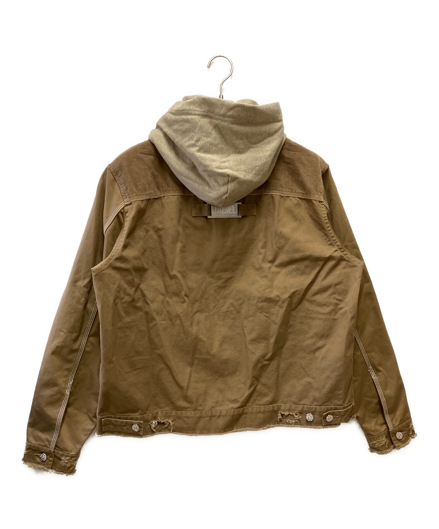 中古・古着通販】DIESEL (ディーゼル) 切替ジャケット ベージュ サイズ