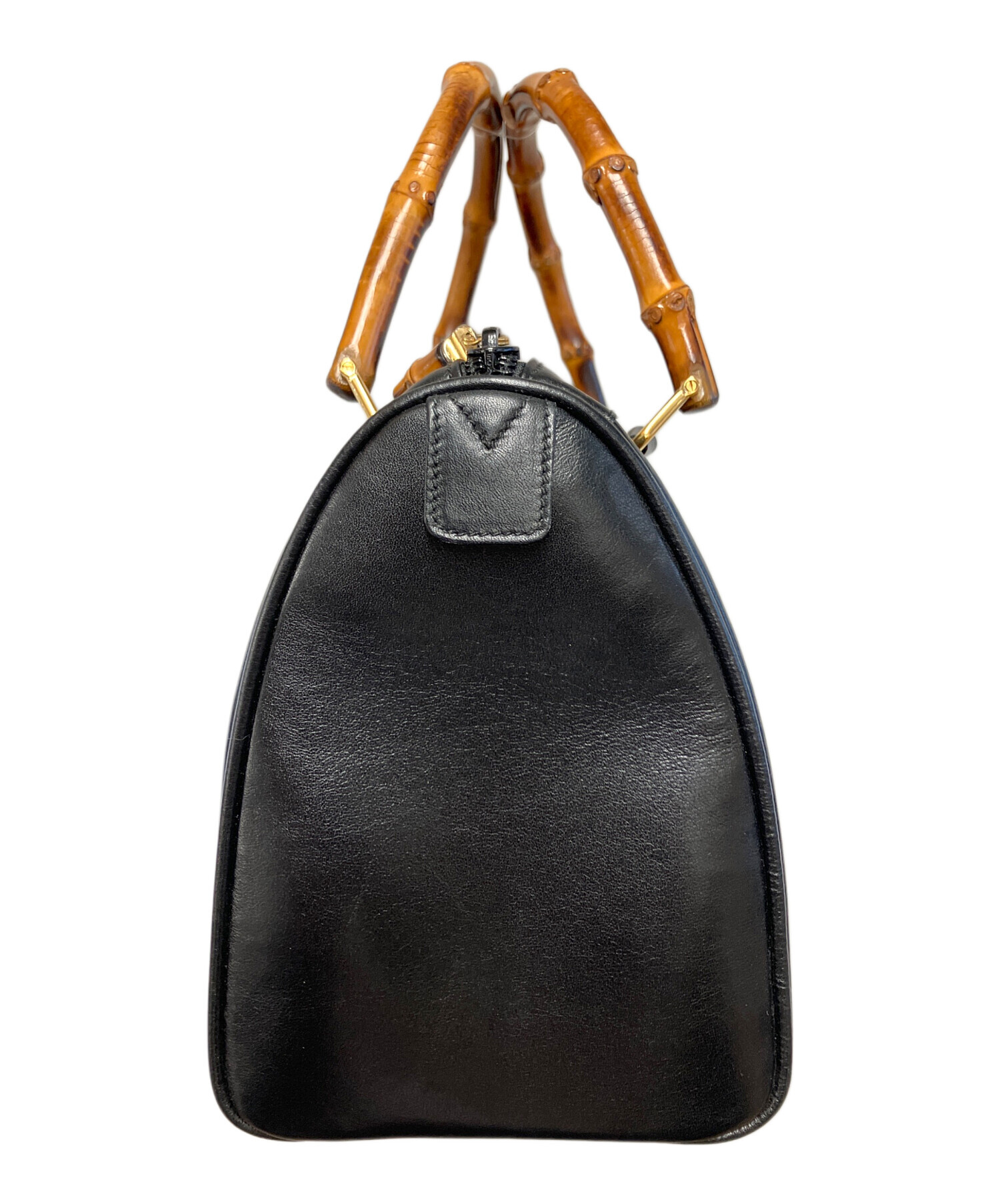 中古・古着通販】GUCCI (グッチ) ミニボストンバッグ ブラック