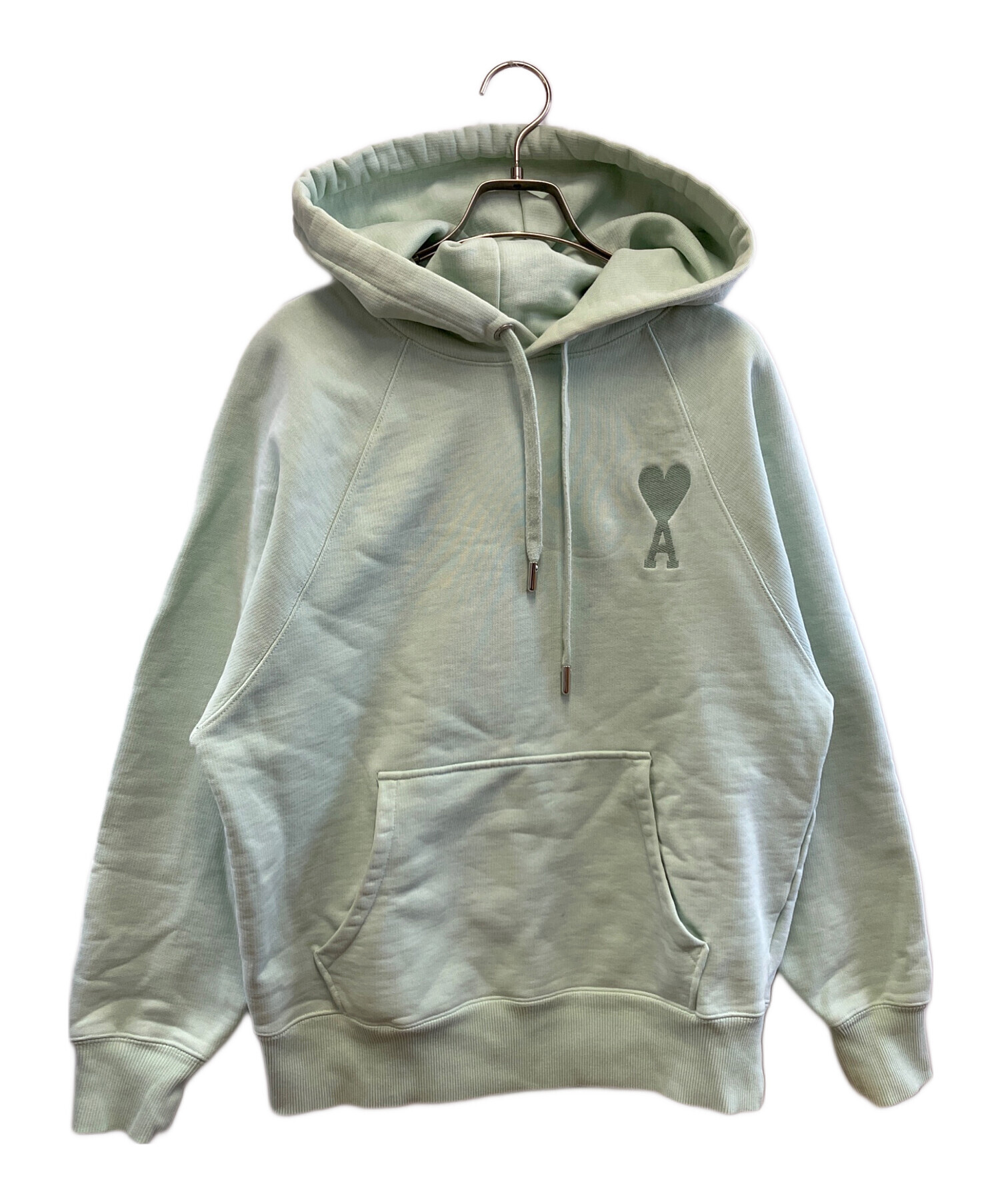 中古・古着通販】AMI PARIS (アミ パリス) 刺繍パーカー グリーン