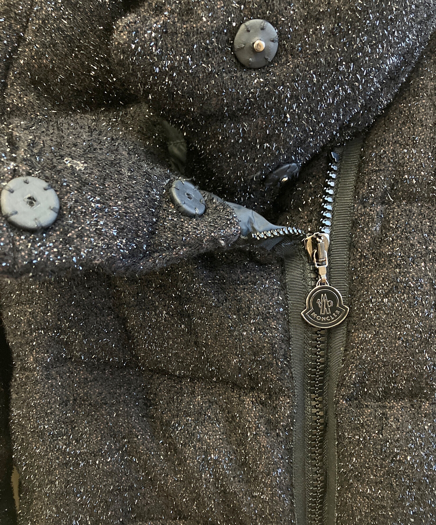 中古・古着通販】MONCLER (モンクレール) ダウンジャケット ブラック