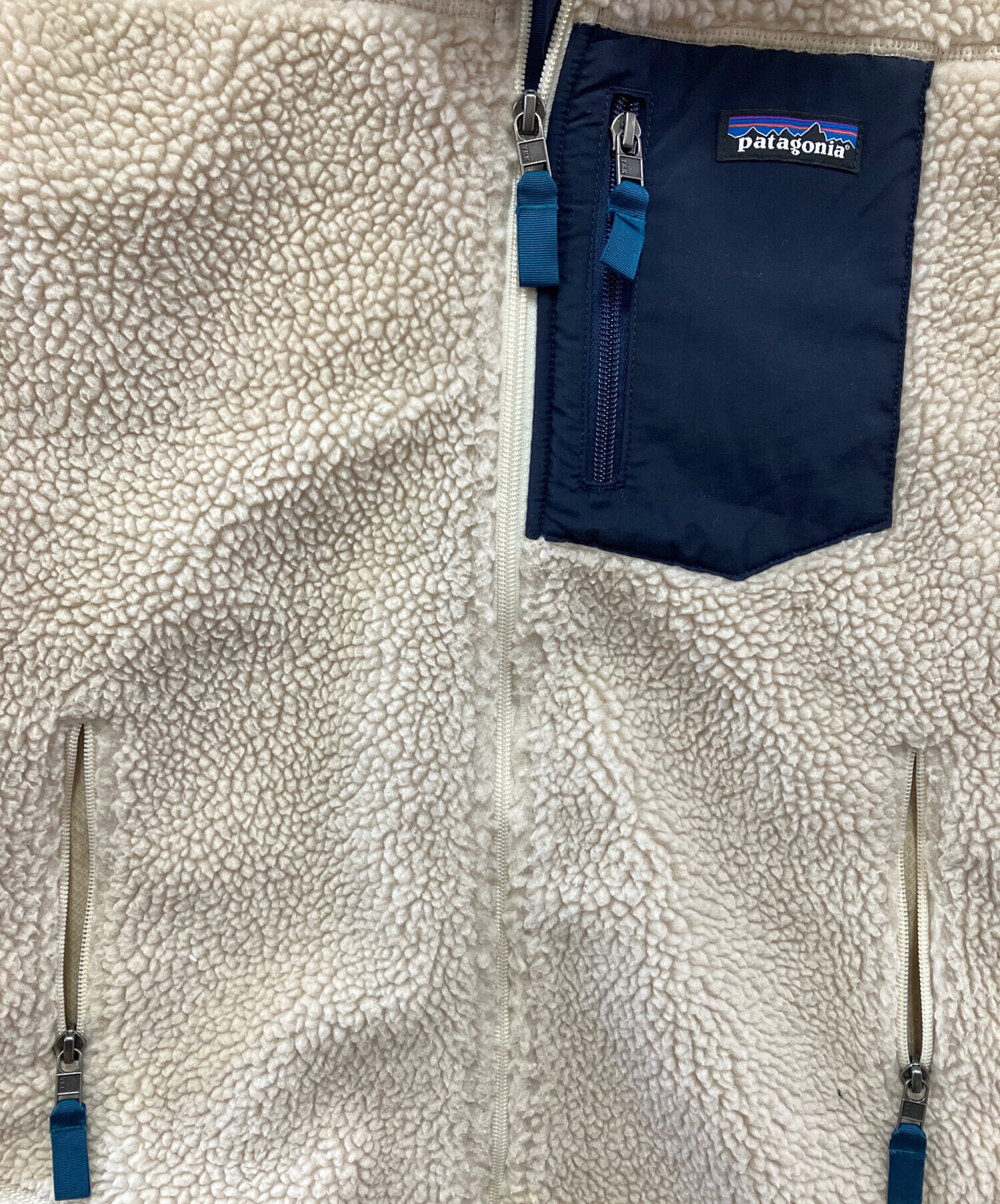 中古・古着通販】Patagonia (パタゴニア) フリースベスト ベージュ