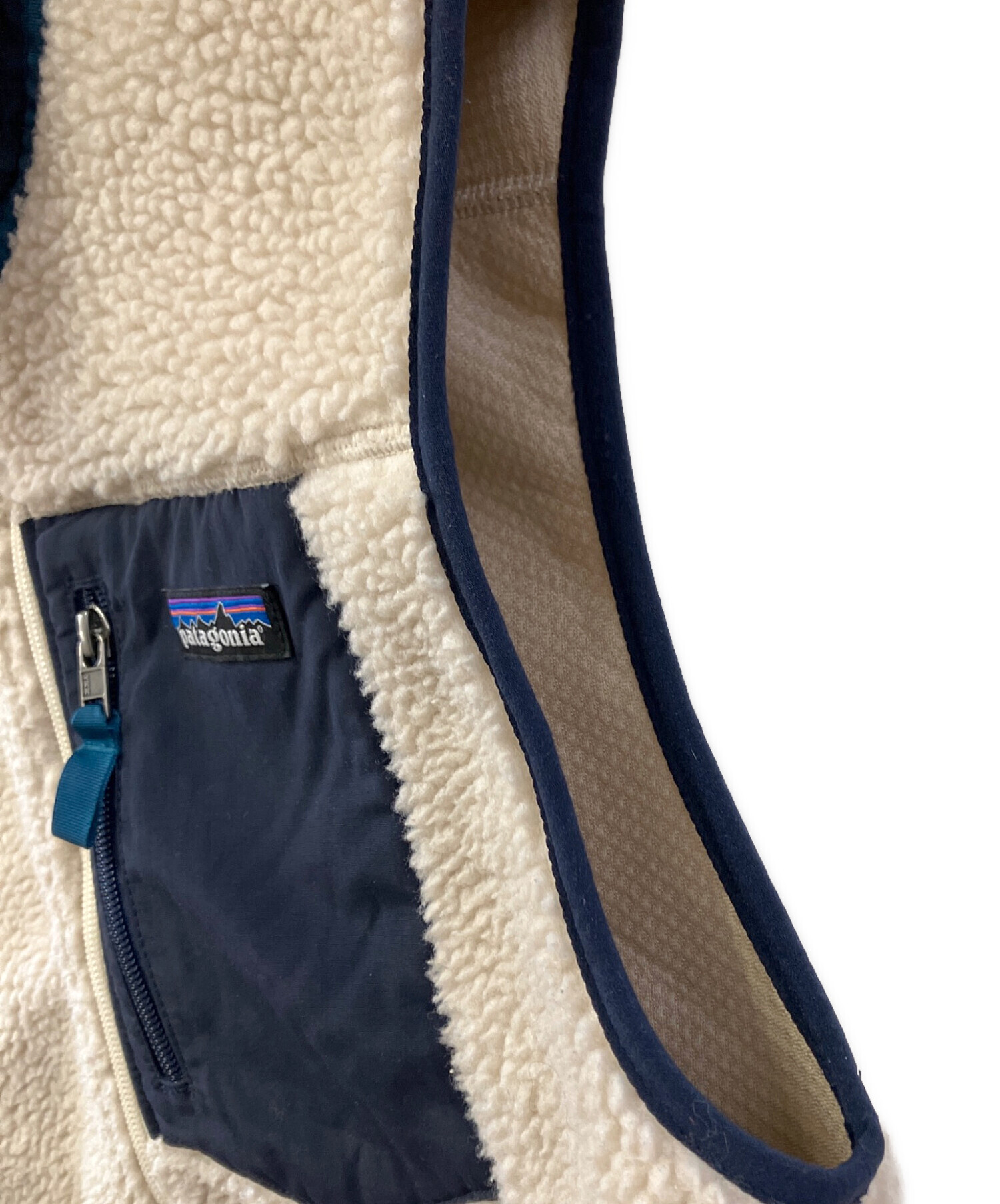 中古・古着通販】Patagonia (パタゴニア) フリースベスト ベージュ