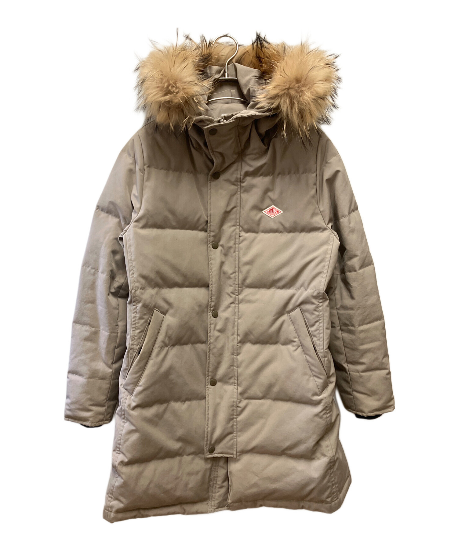 中古・古着通販】DANTON (ダントン) ダウンコート カーキ サイズ:38