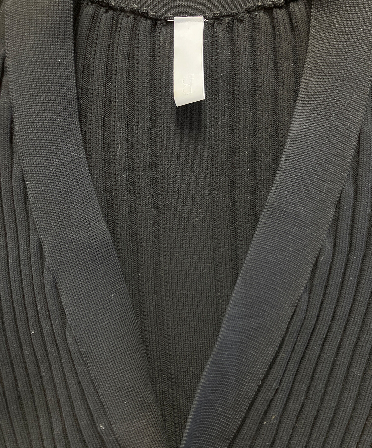 中古・古着通販】CFCL (シーエフシーエル) POTTERY CARDIGAN ブラック