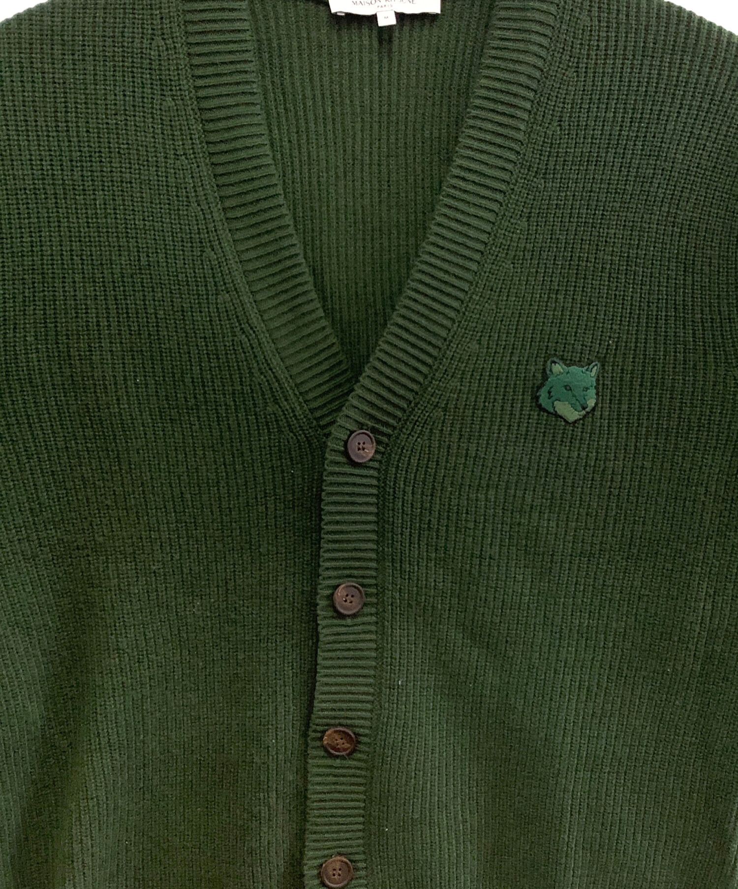 中古・古着通販】MAISON KITSUNE (メゾンキツネ) ニットカーディガン