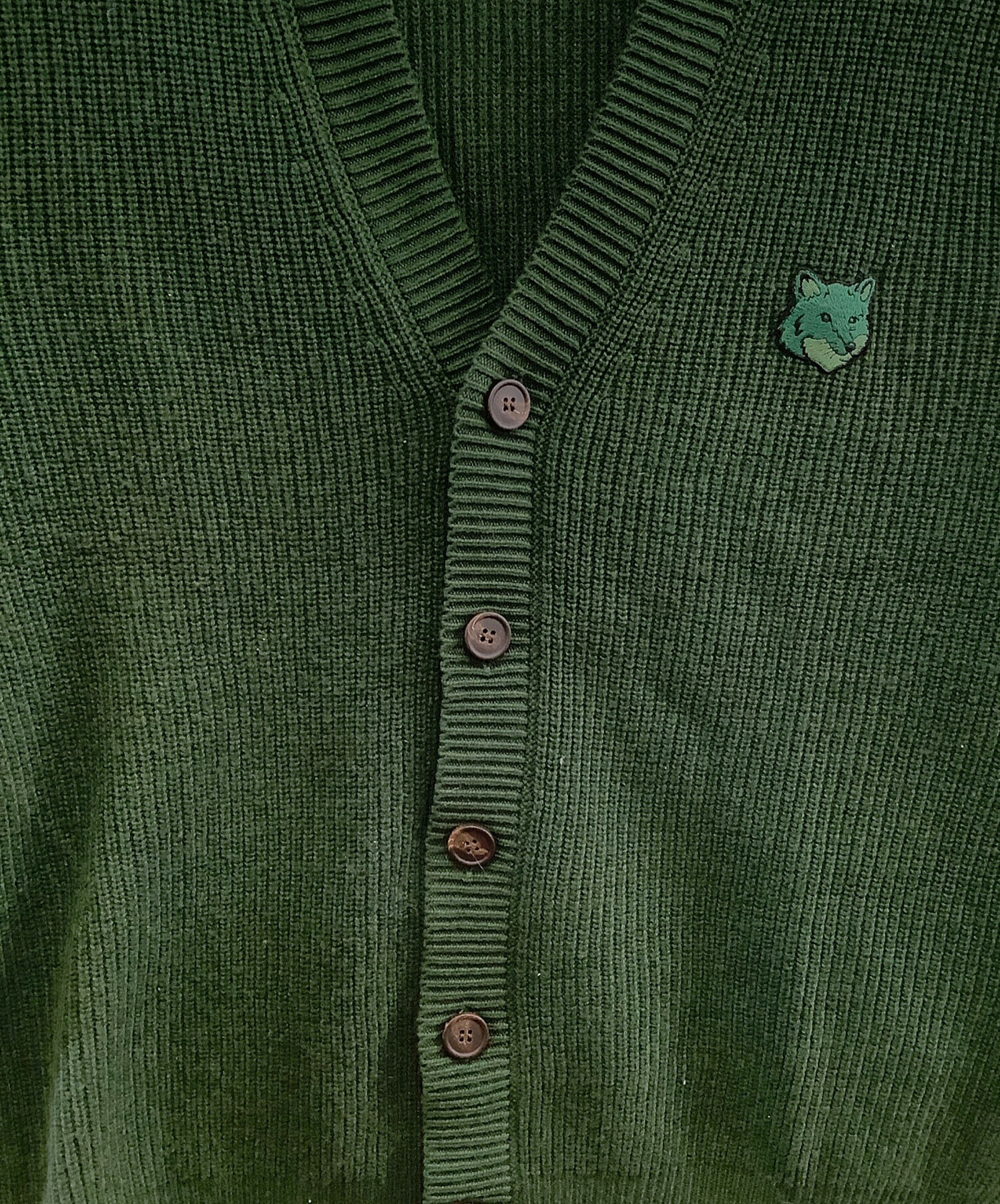 中古・古着通販】MAISON KITSUNE (メゾンキツネ) ニットカーディガン