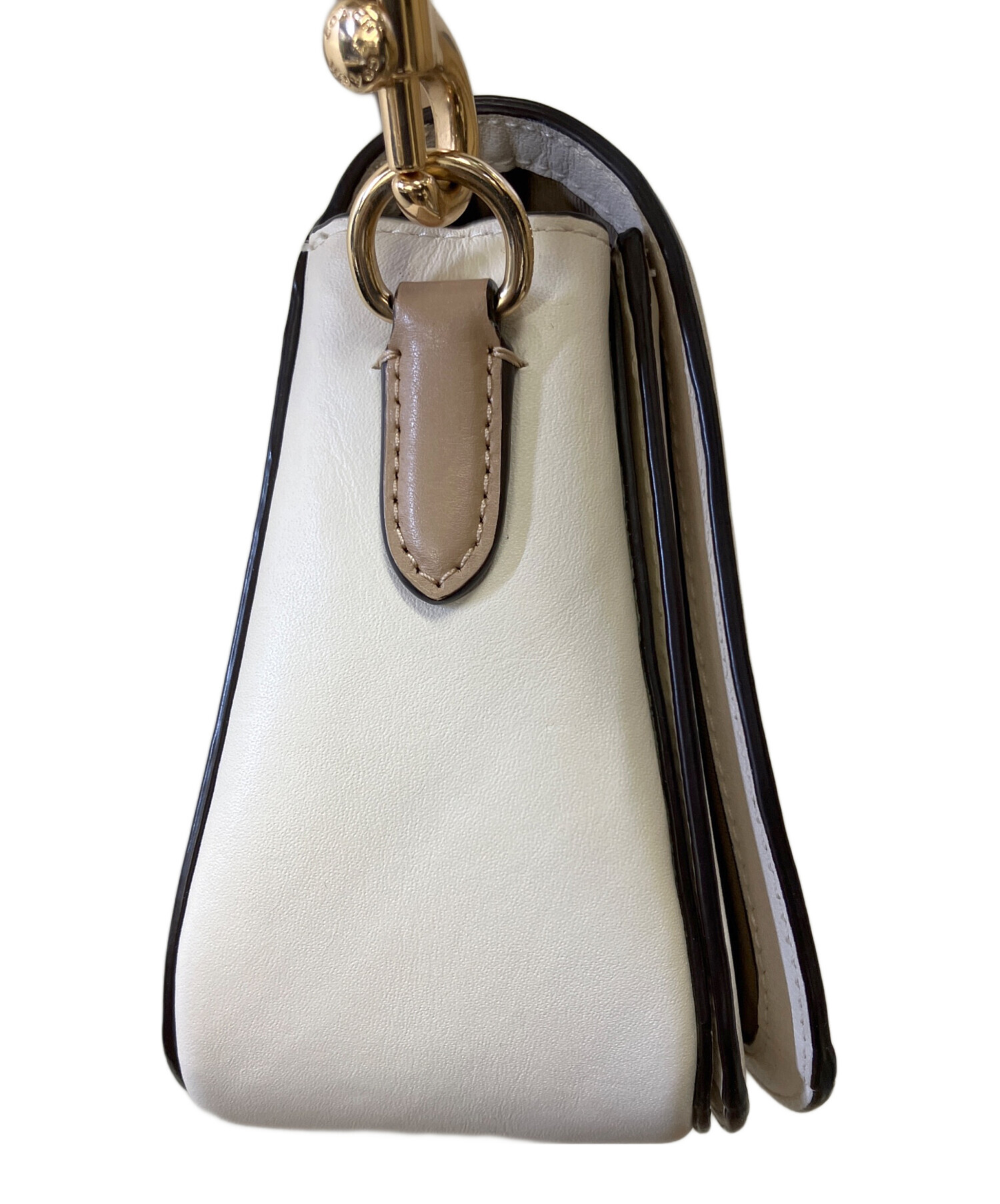 中古・古着通販】COACH (コーチ) ショルダーバッグ ベージュ｜ブランド