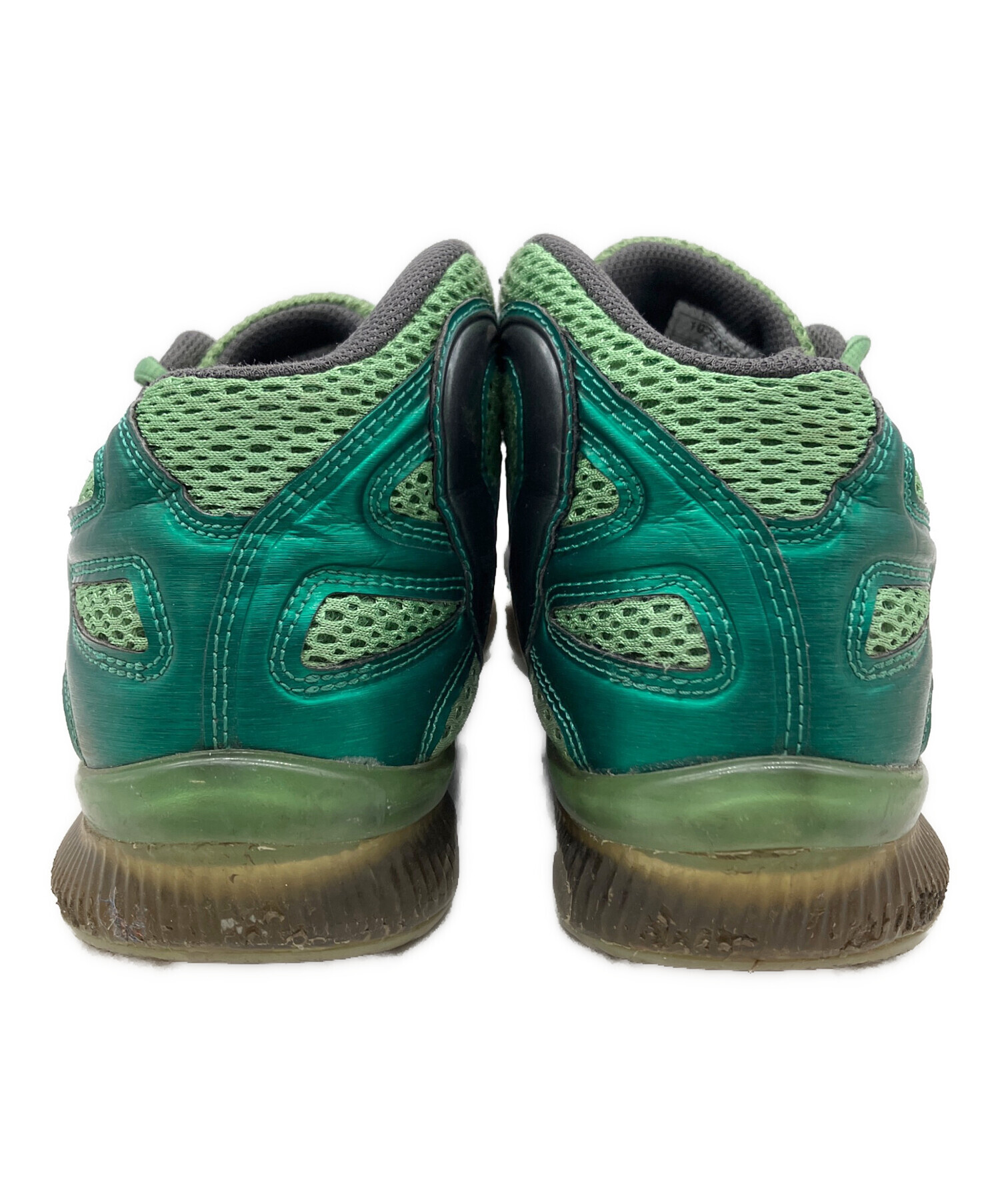 中古・古着通販】asics (アシックス) スニーカー グリーン サイズ:26.5