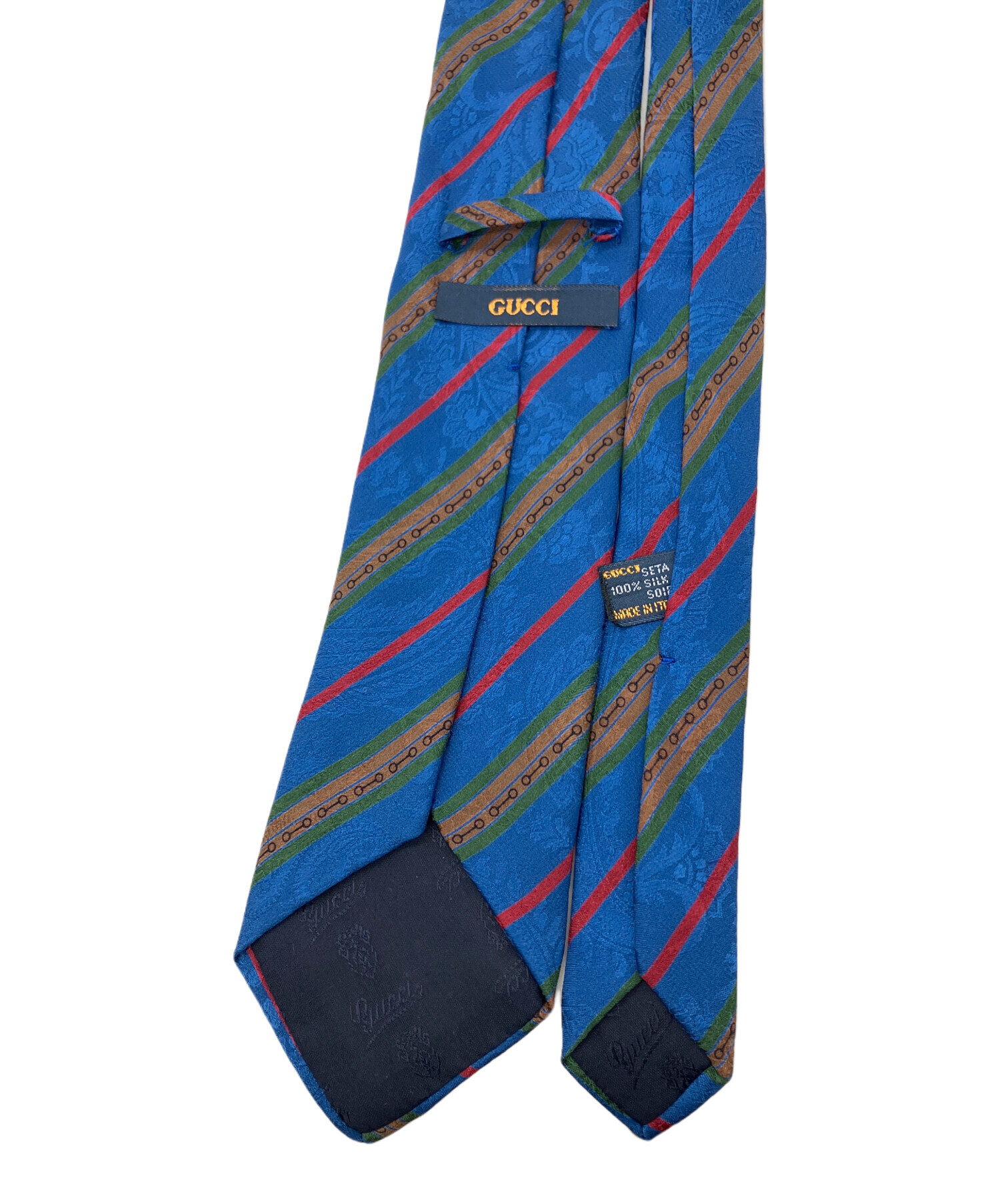 中古・古着通販】GUCCI (グッチ) ネクタイ ブルー サイズ:不明