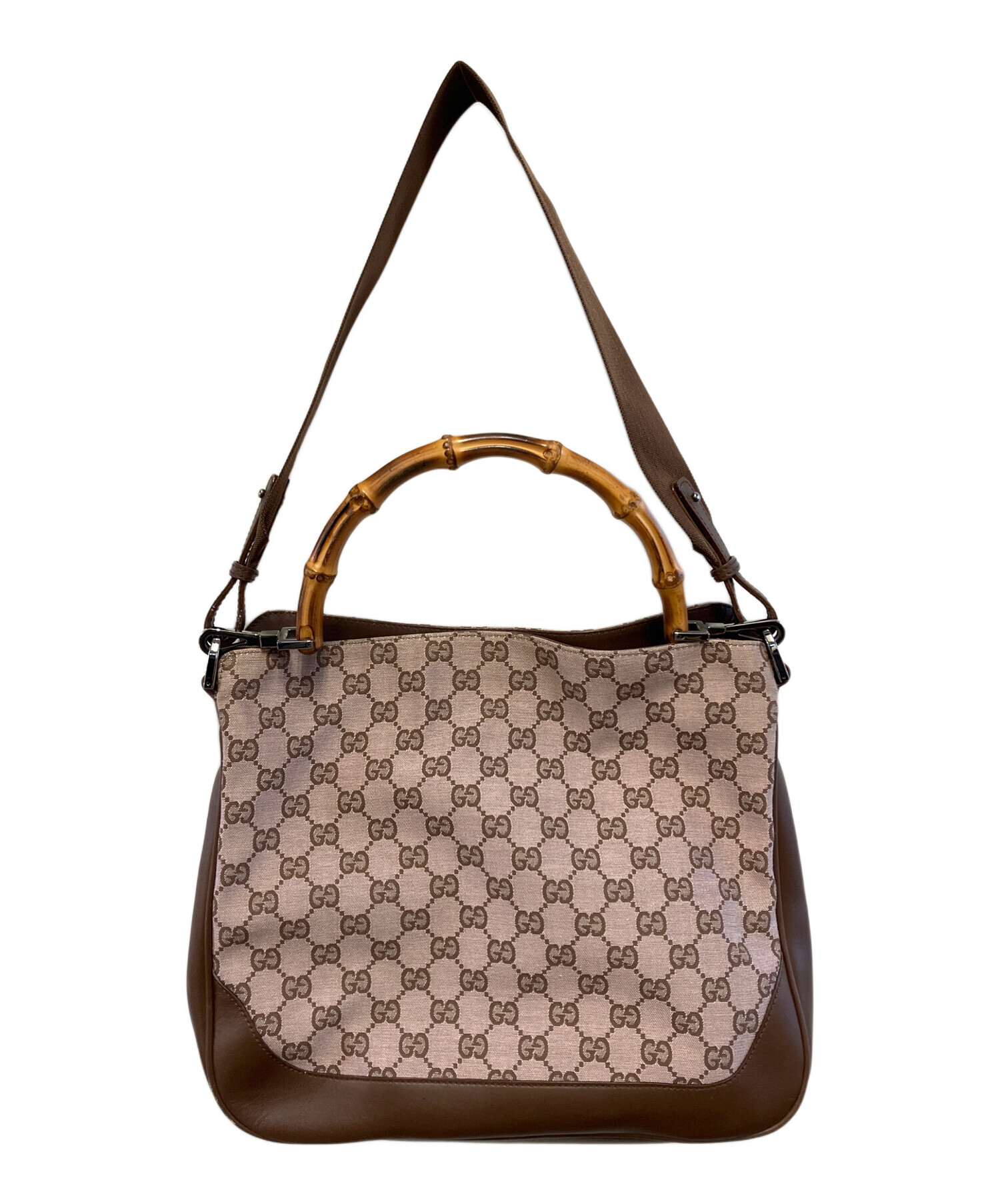 中古・古着通販】GUCCI (グッチ) セミショルダーバッグ ピンク