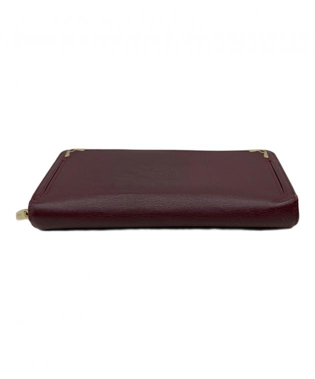 中古・古着通販】Cartier (カルティエ) 長財布 レッド｜ブランド・古着