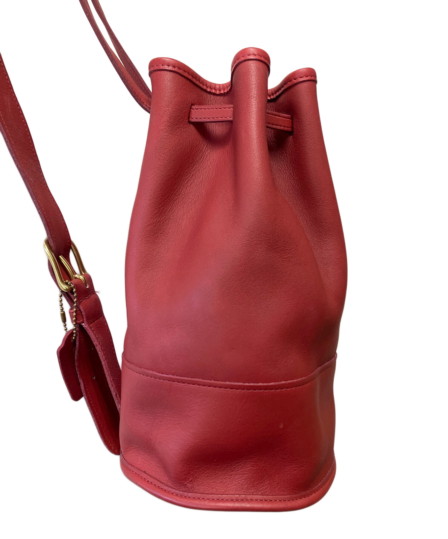 中古・古着通販】COACH (コーチ) ワンショルダーバッグ レッド