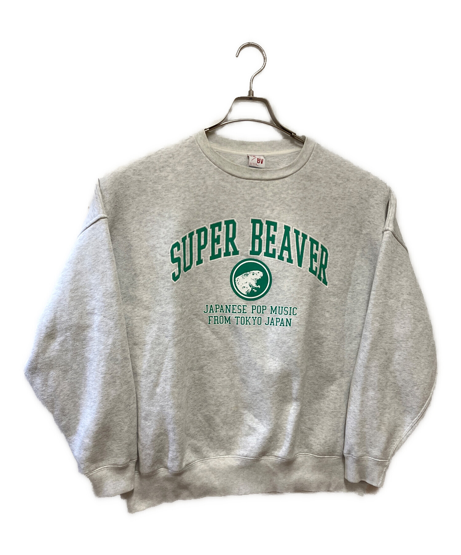 superbeaver スーパービーバー グッズSBオリジナルスウェットGRAY 中古・古着通販】SP/BV (エスピー/ ビーブイ) ライブスウェット グレー