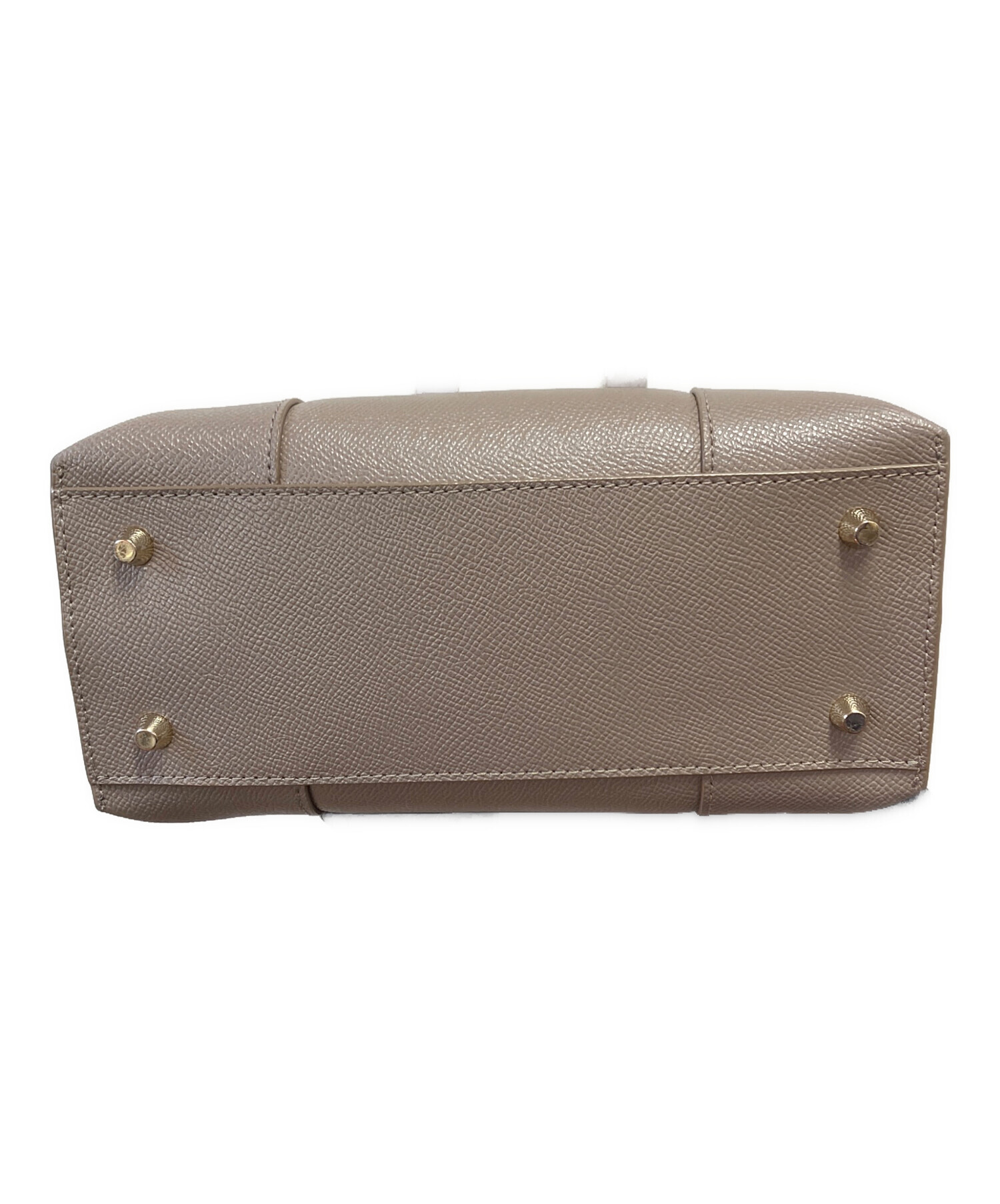 中古・古着通販】FURLA (フルラ) 2WAYバッグ ベージュ×ゴールド