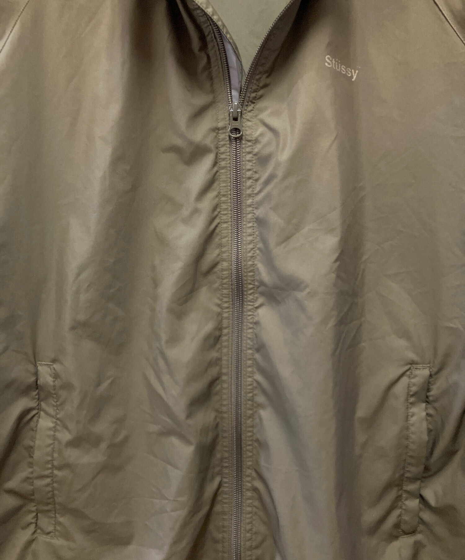 中古・古着通販】stussy (ステューシー) ウインドブレーカー グリーン